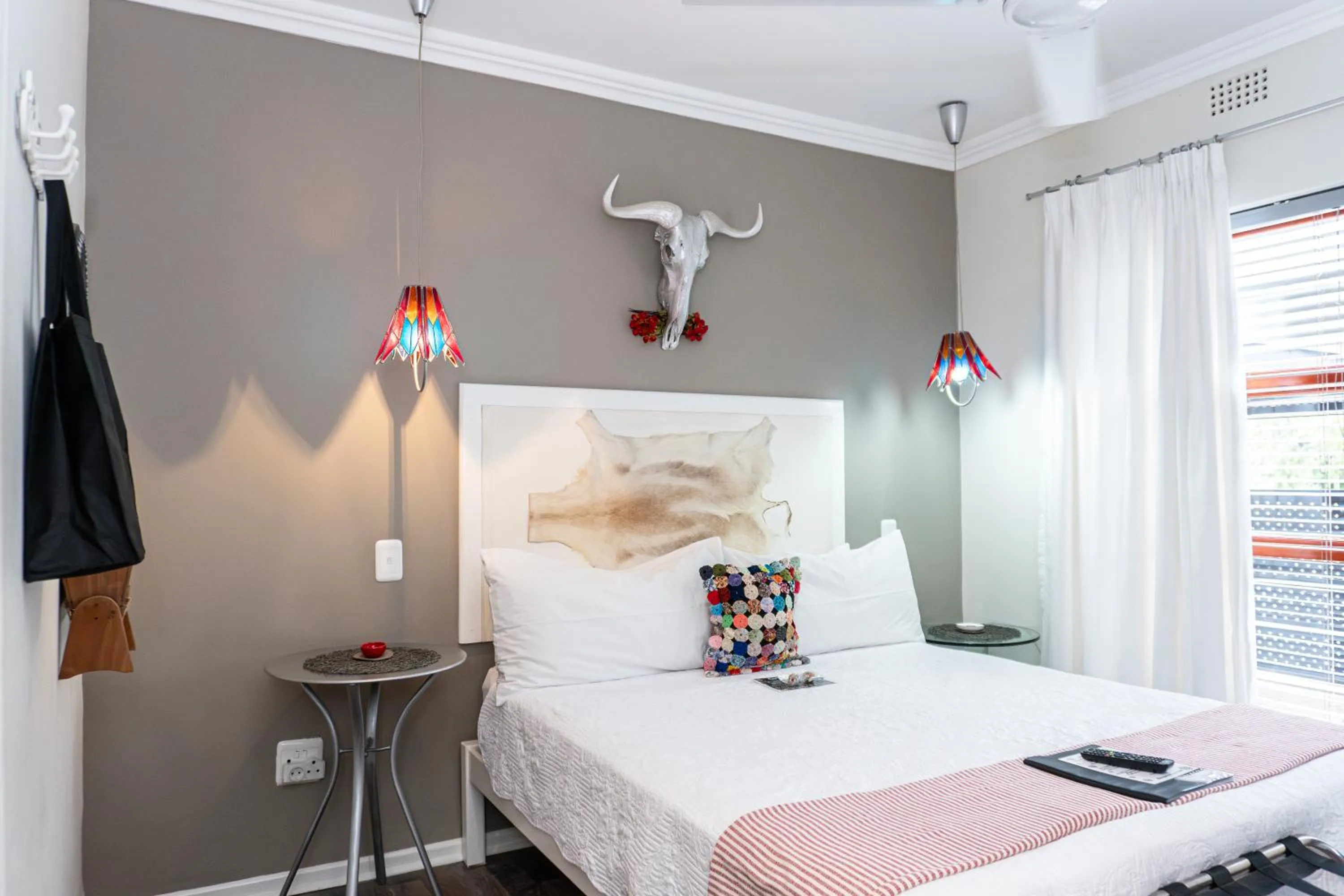 Bed in Earthbound Guest House