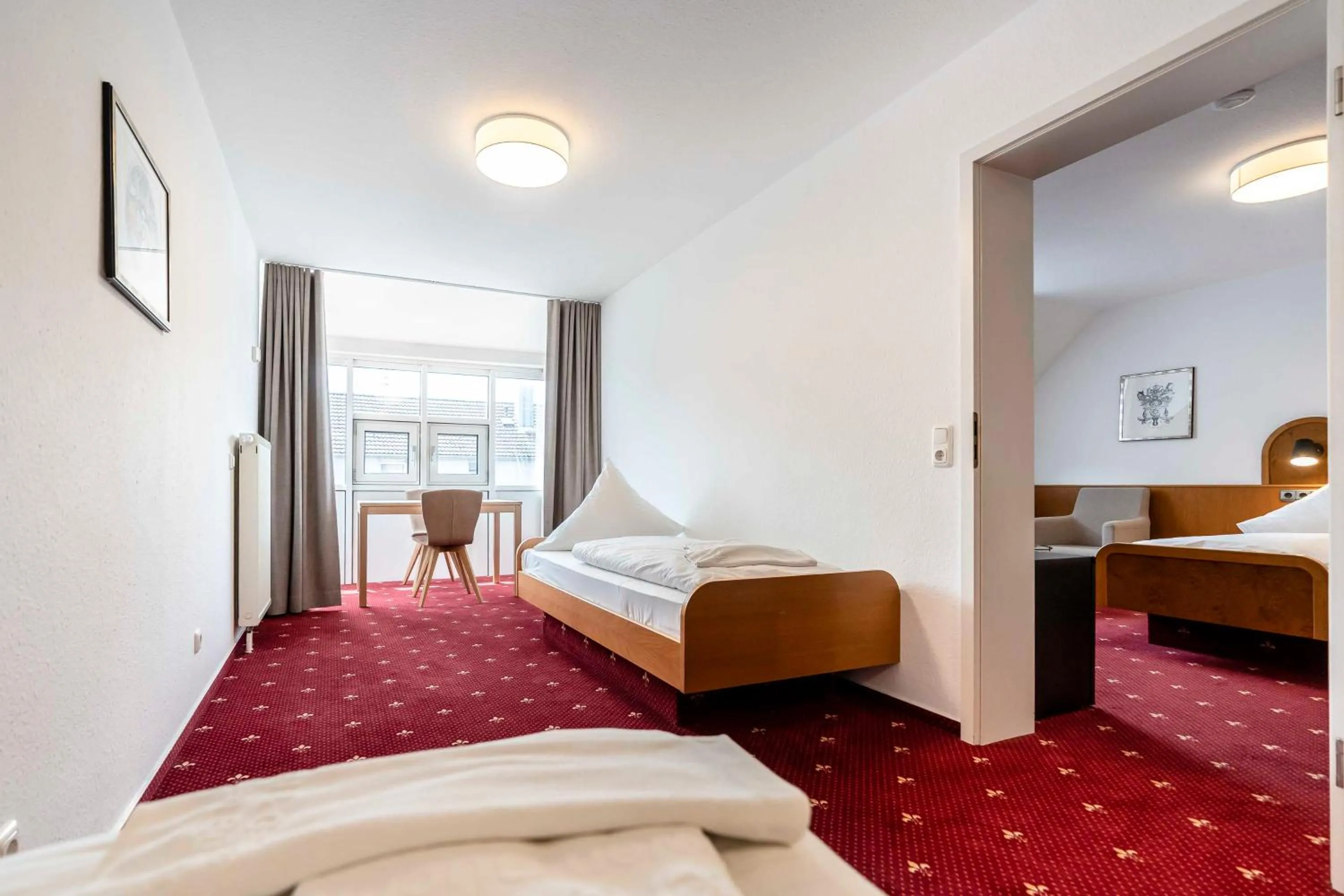 Photo of the whole room, Bed in Hotel & Gasthaus Löwen