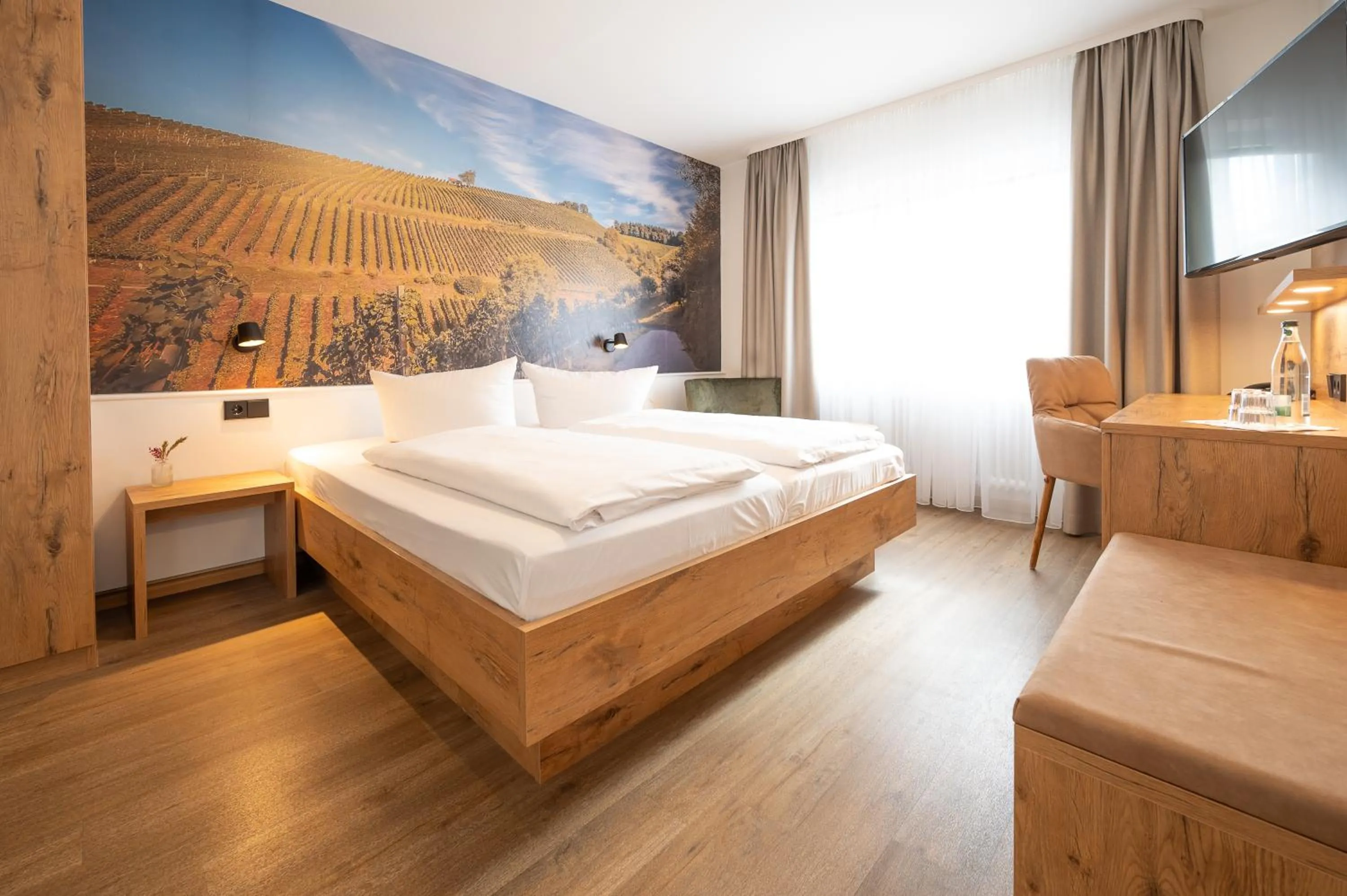Photo of the whole room, Bed in Hotel & Gasthaus Löwen