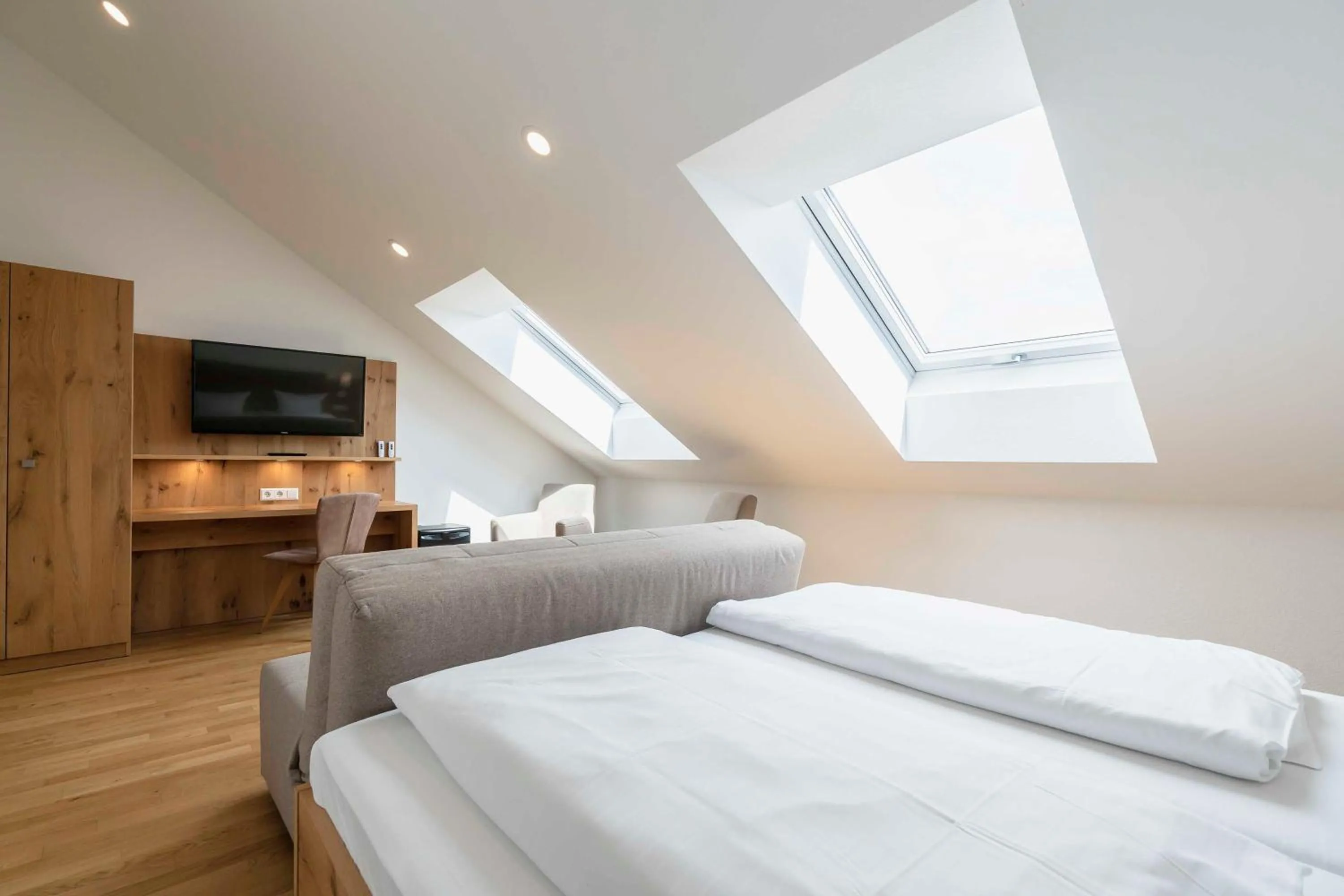 Photo of the whole room, Bed in Hotel & Gasthaus Löwen
