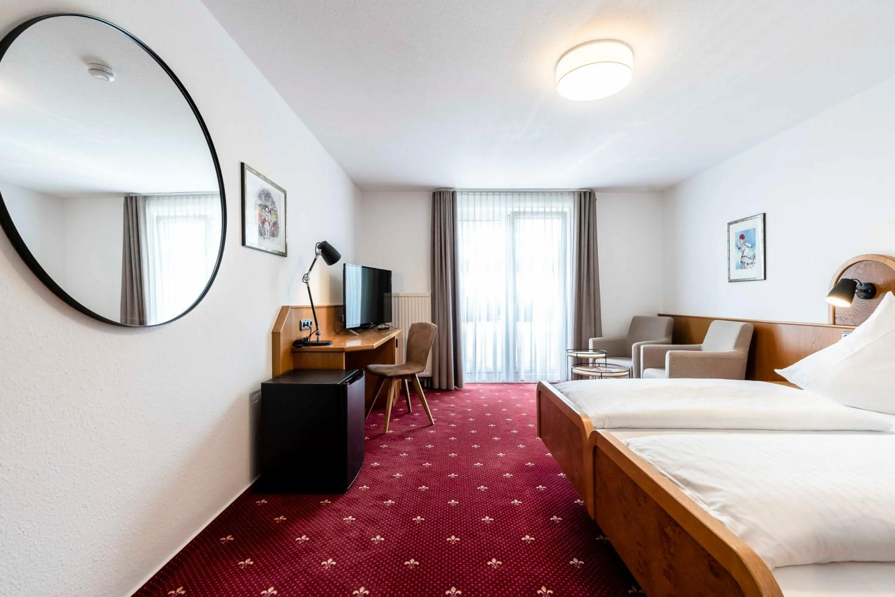 Photo of the whole room, Bed in Hotel & Gasthaus Löwen