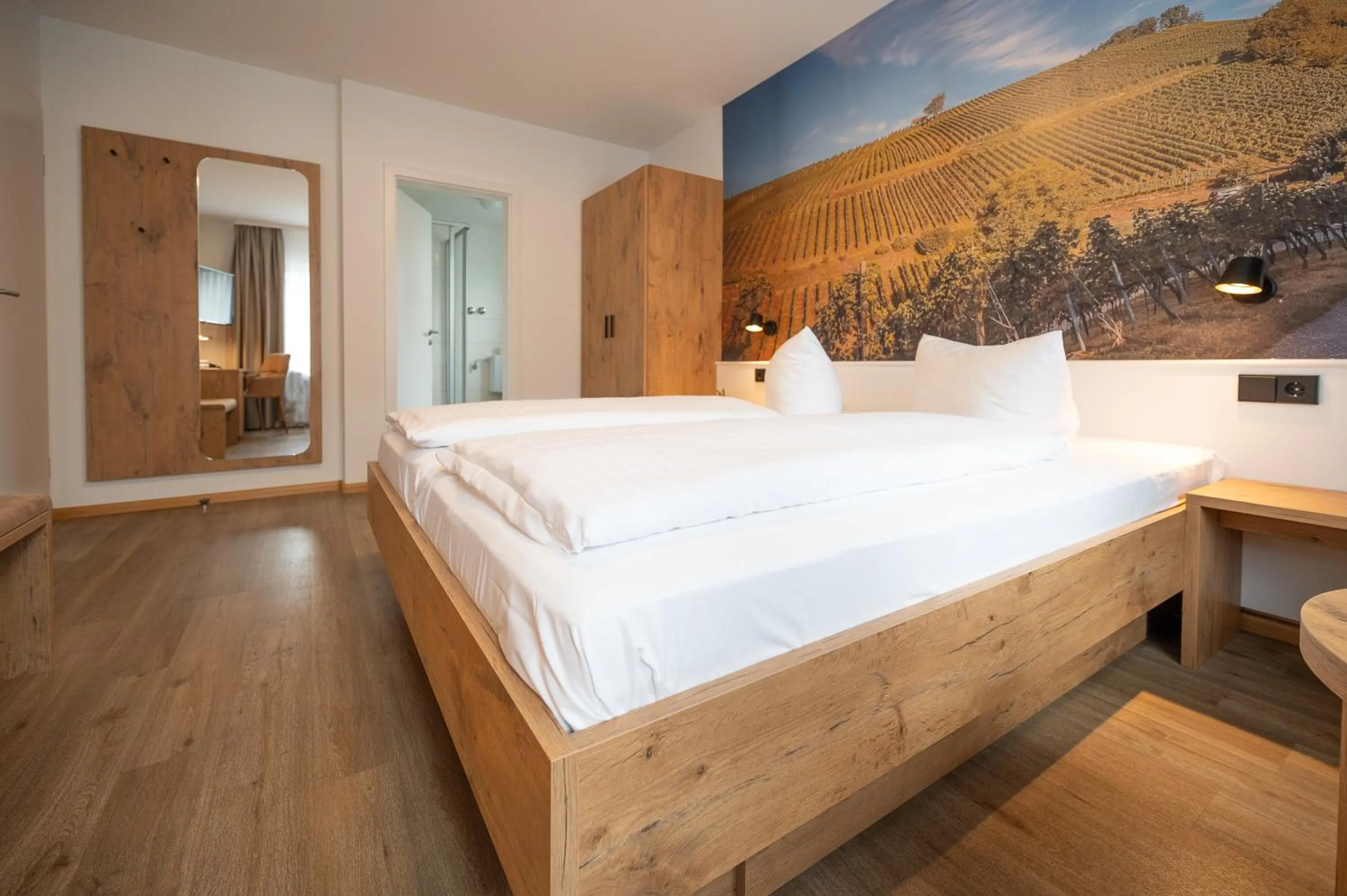 Photo of the whole room, Bed in Hotel & Gasthaus Löwen