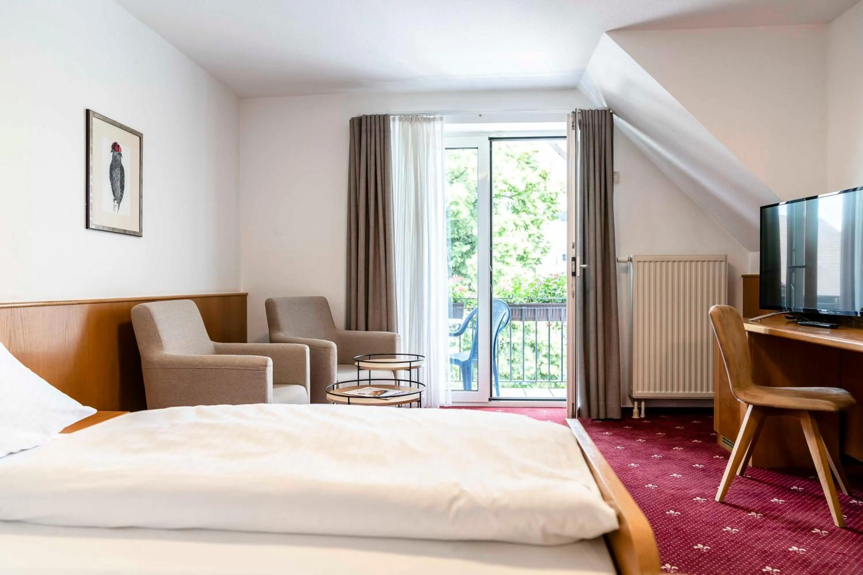 Photo of the whole room, Bed in Hotel & Gasthaus Löwen