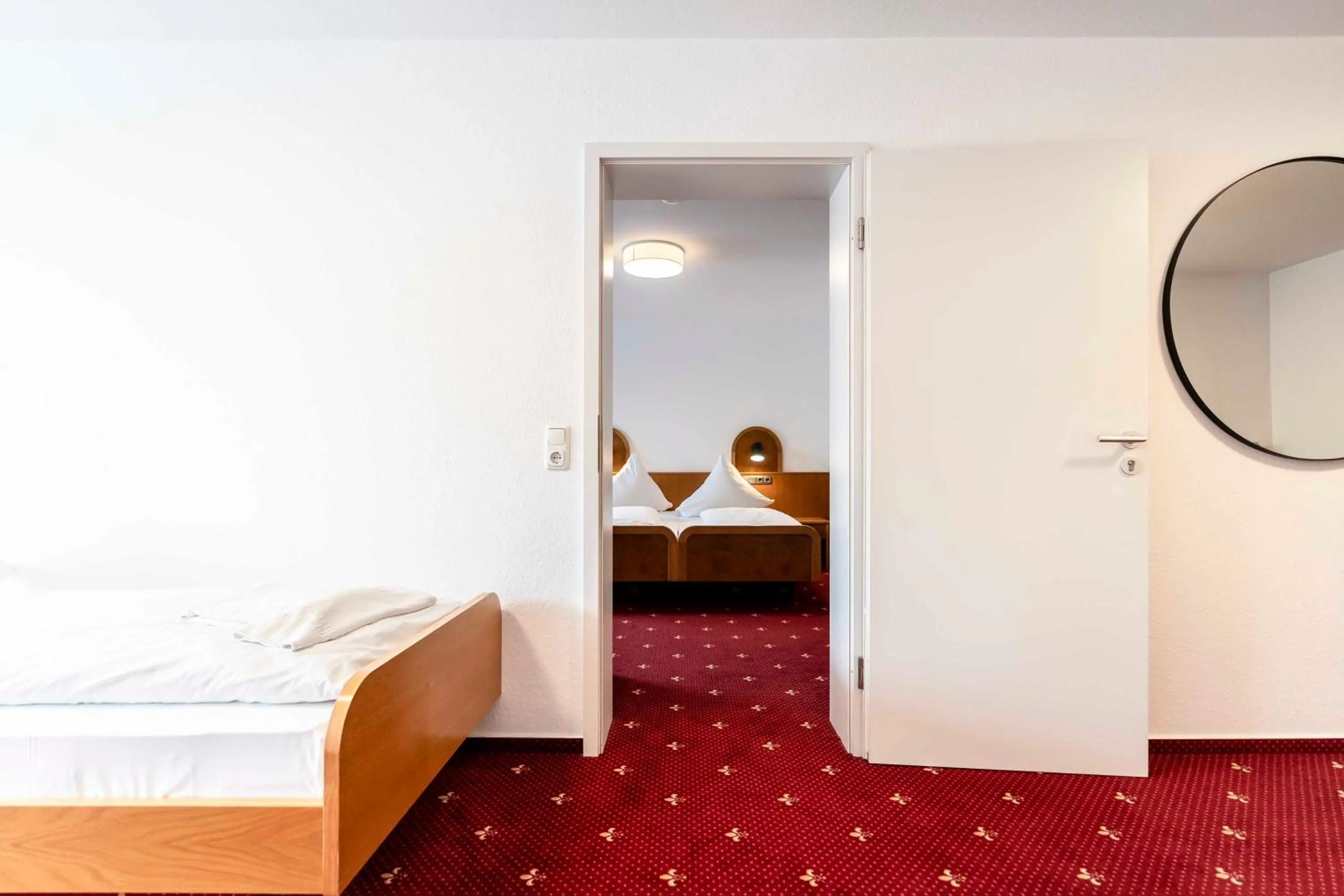 Photo of the whole room, Bed in Hotel & Gasthaus Löwen