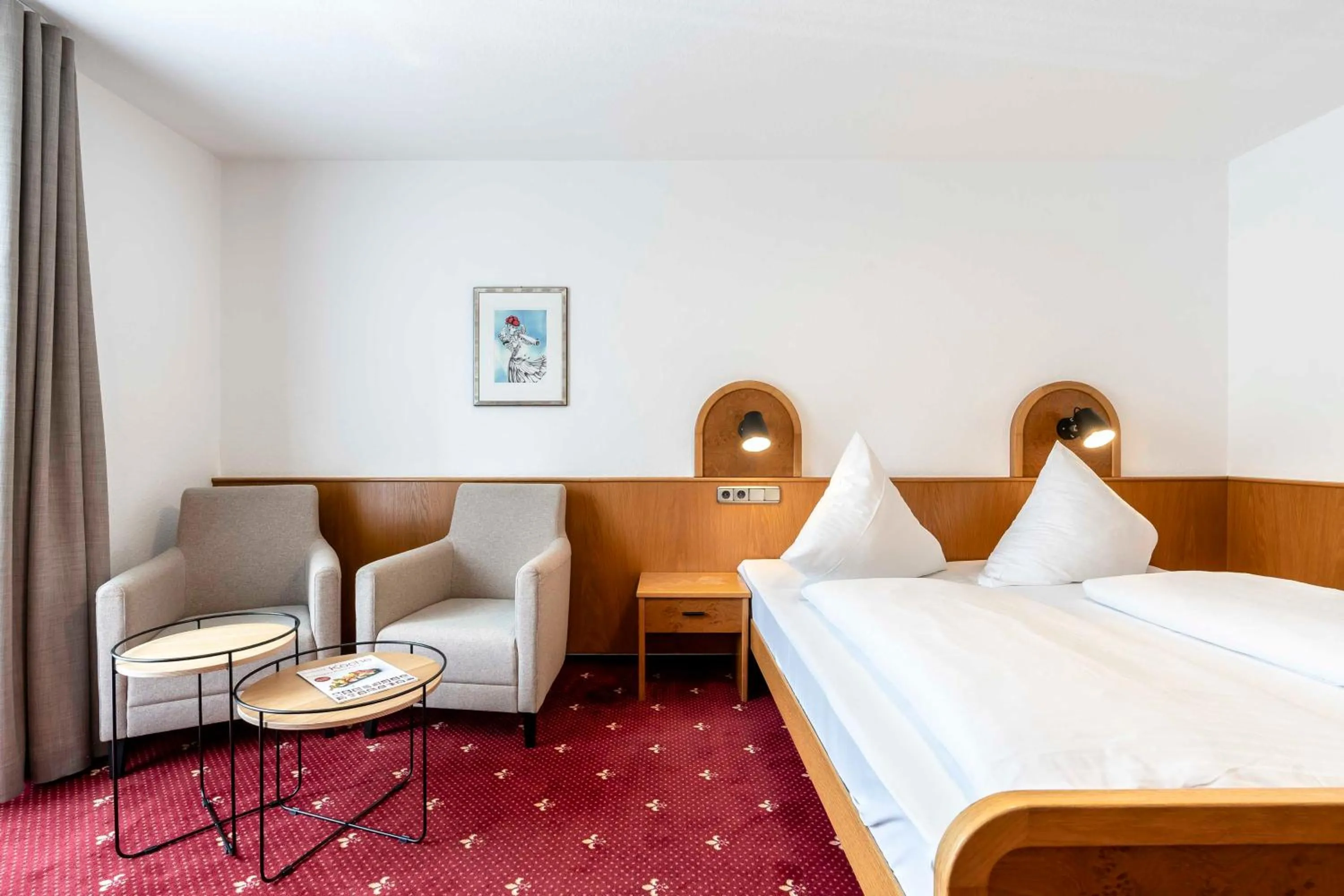 Photo of the whole room, Bed in Hotel & Gasthaus Löwen