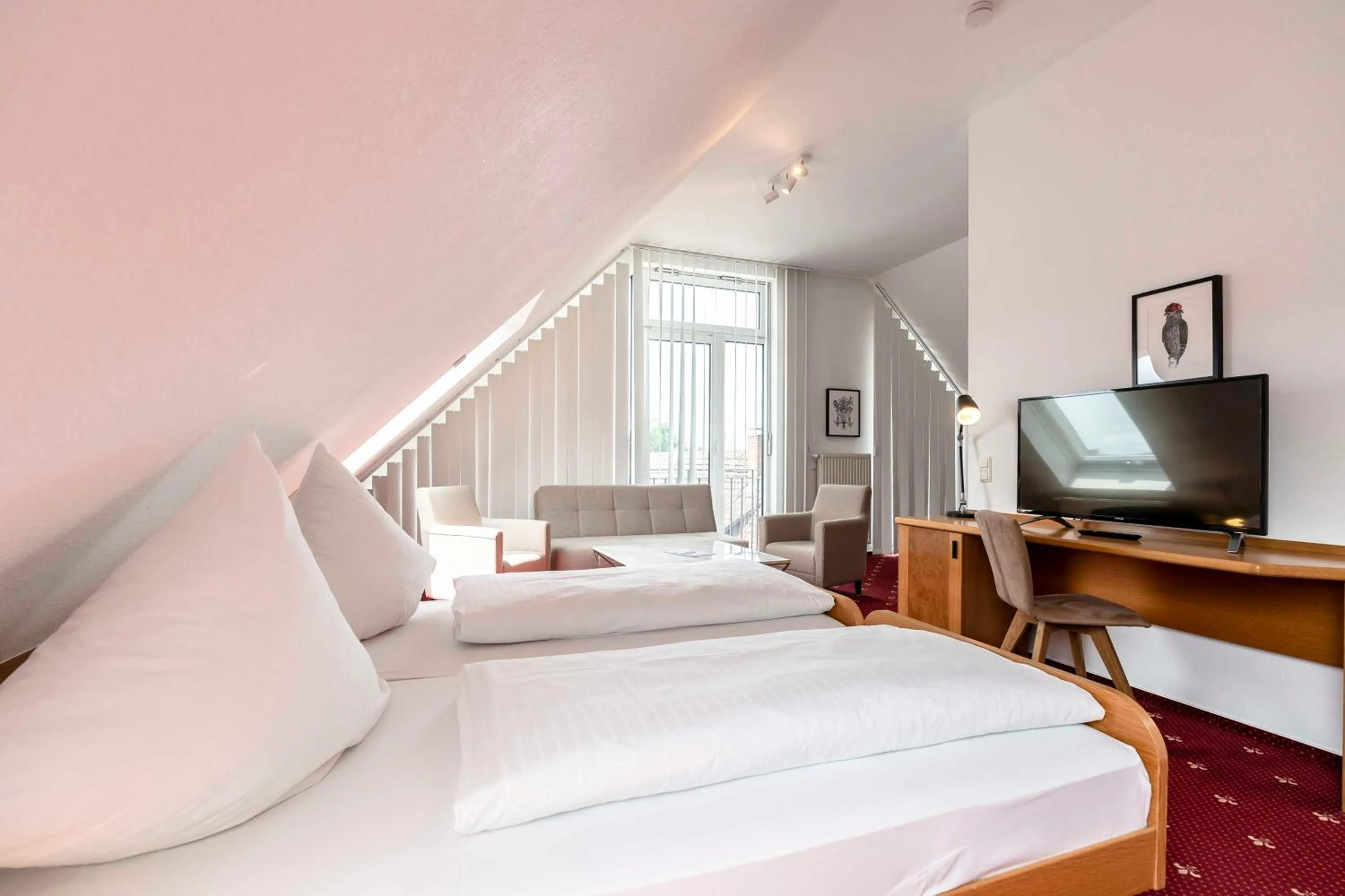 Photo of the whole room, Bed in Hotel & Gasthaus Löwen