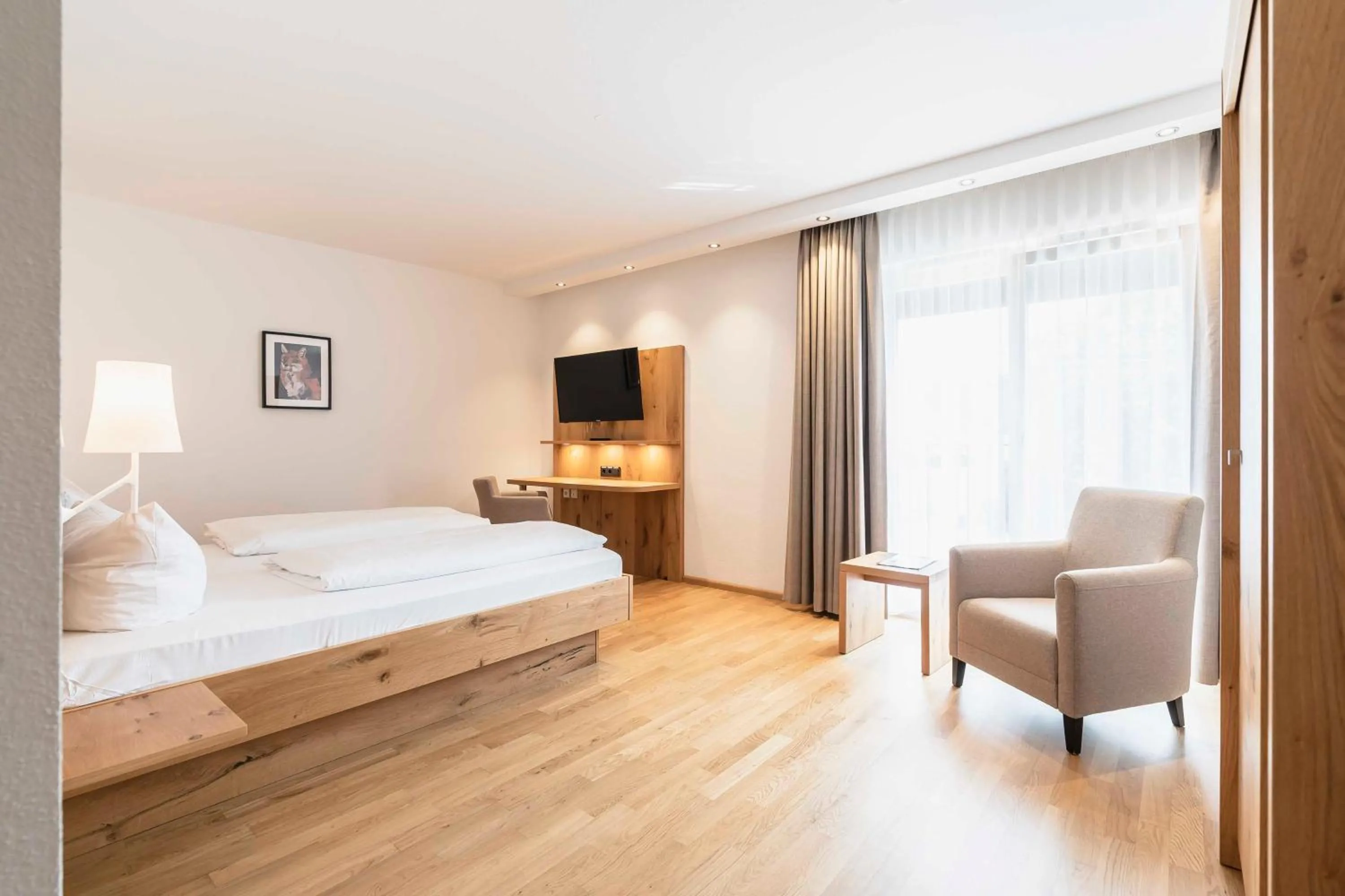 Photo of the whole room, Bed in Hotel & Gasthaus Löwen