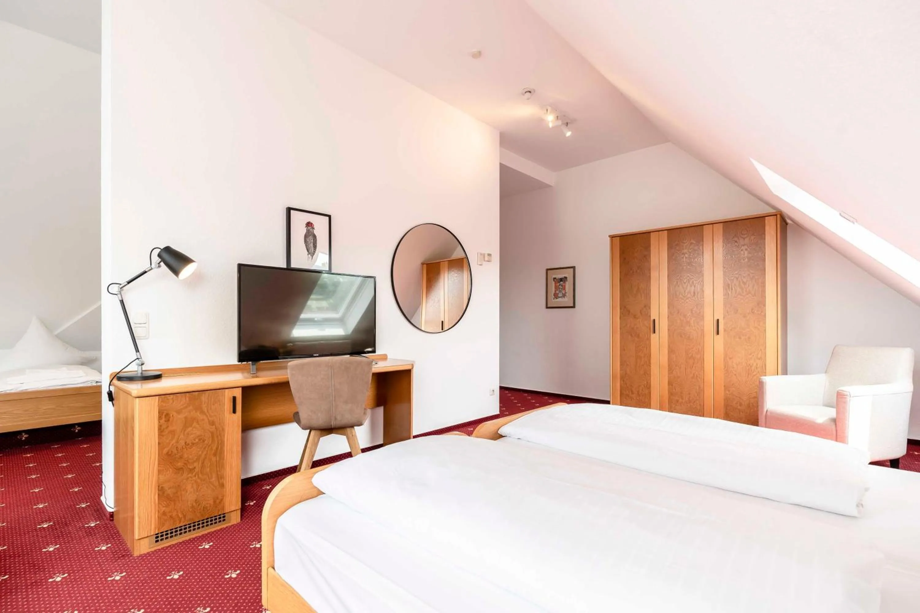 Photo of the whole room, Bed in Hotel & Gasthaus Löwen