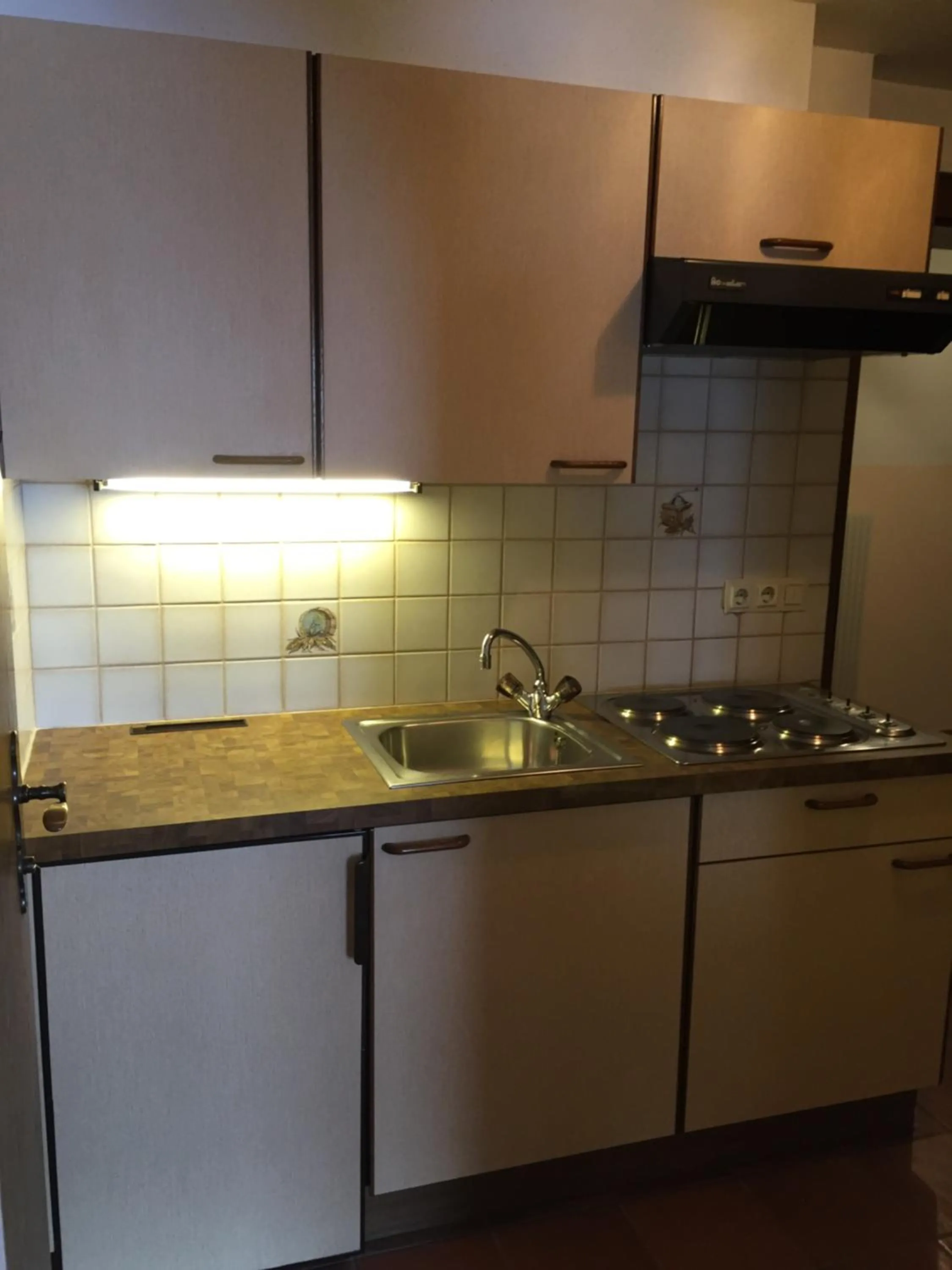 Kitchen or kitchenette in Landhaus Engadin