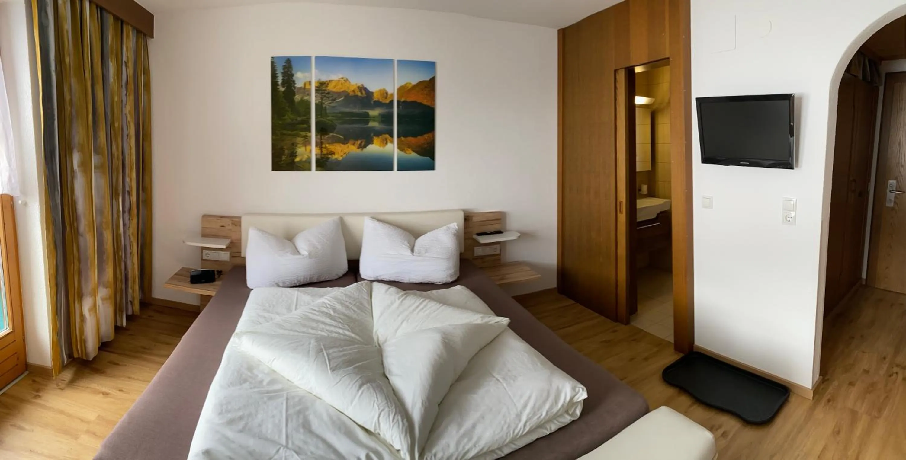 Bed in Landhaus Engadin