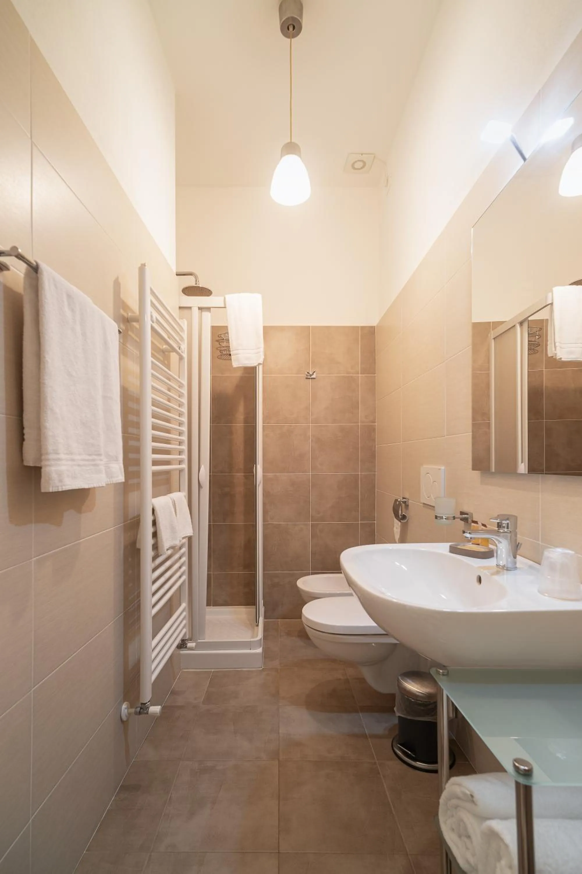 Bathroom in La corte dei tre