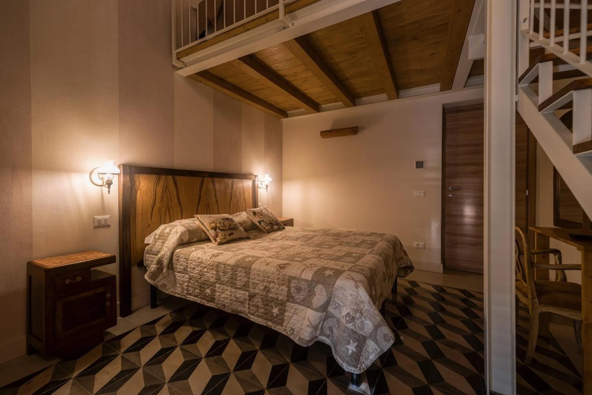 Bed in La corte dei tre