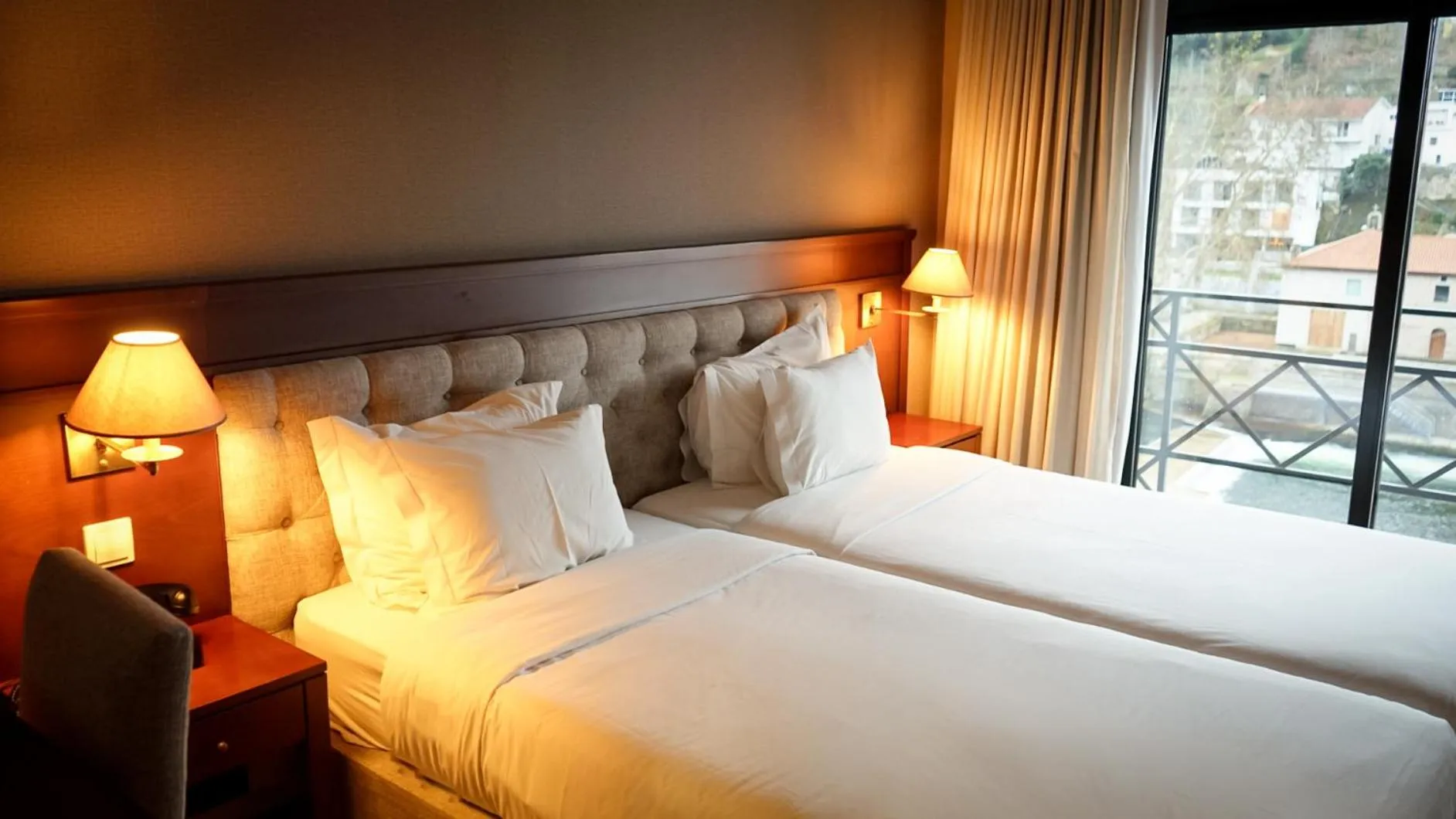 Bed in Grande Hotel Thermas Nature & SPA