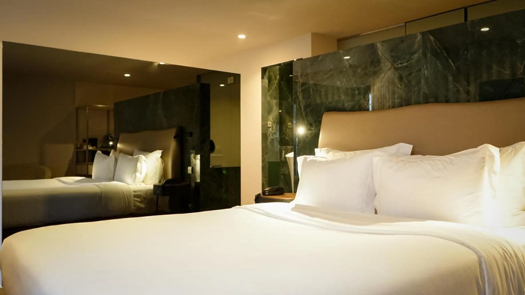 Bed in Grande Hotel Thermas Nature & SPA