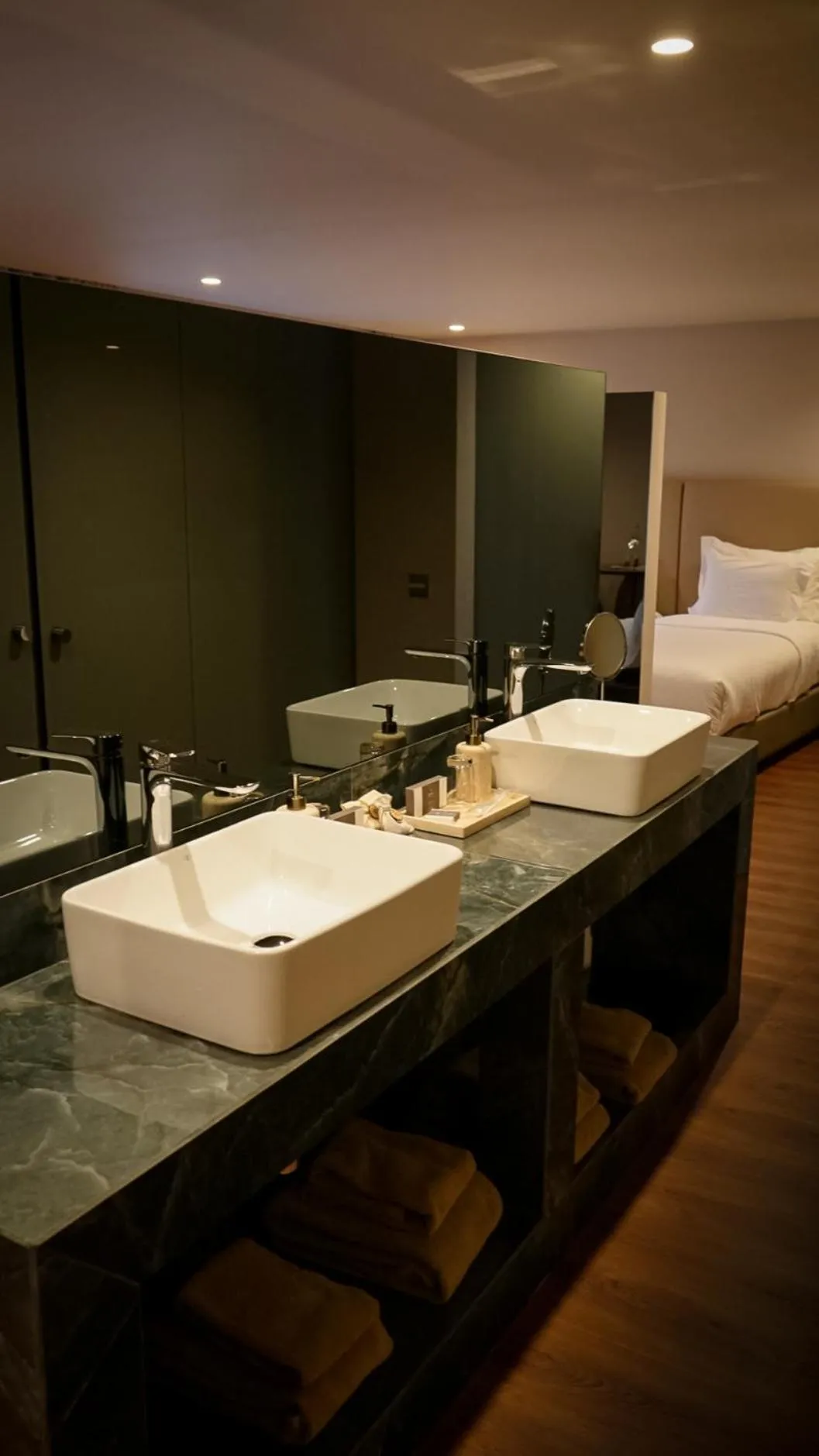 Bed in Grande Hotel Thermas Nature & SPA