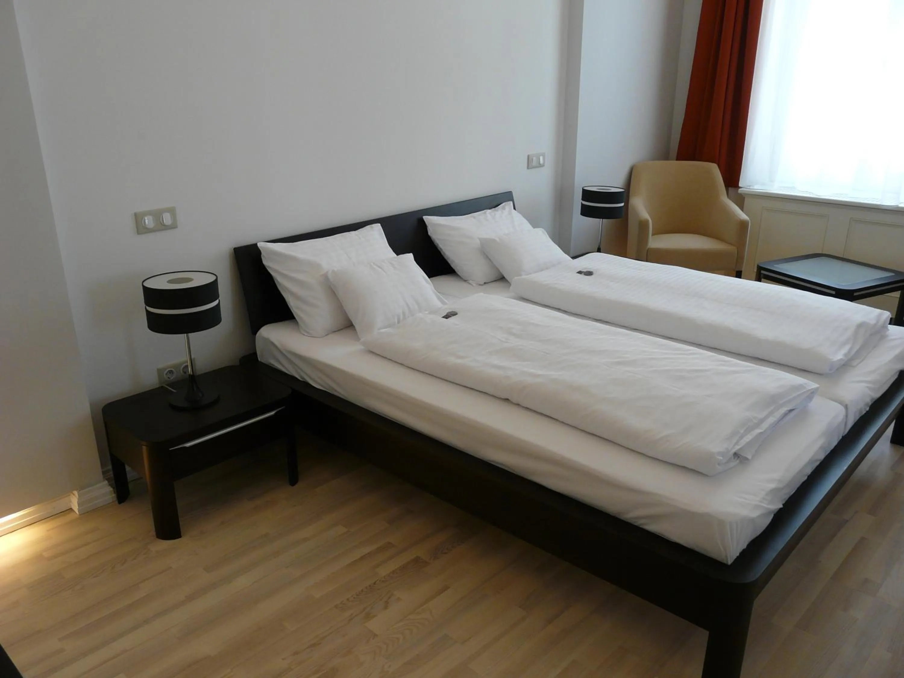 Bed in Soleil Apartman Szeged