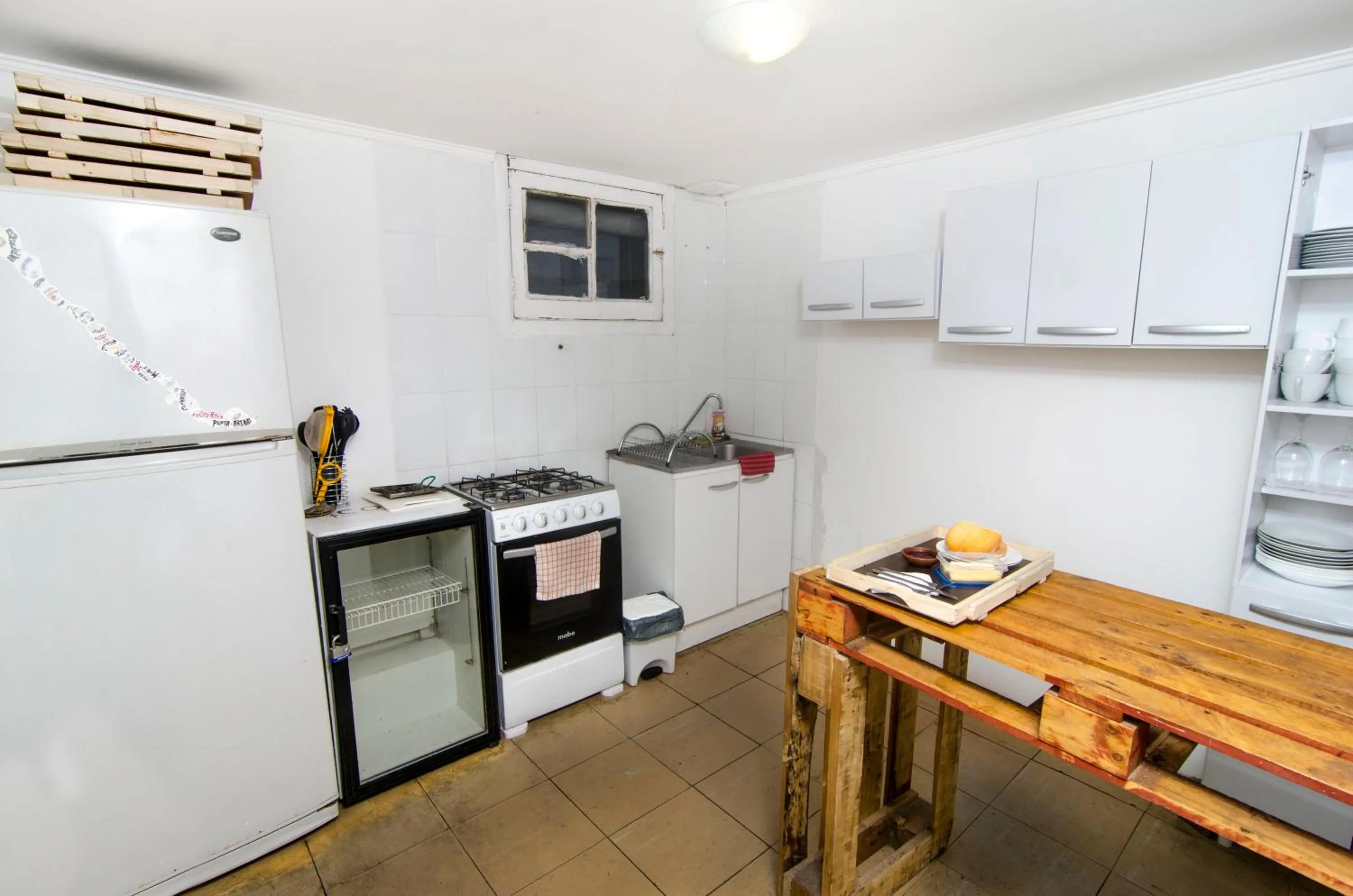 Kitchen or kitchenette in Hostal Mi Paz