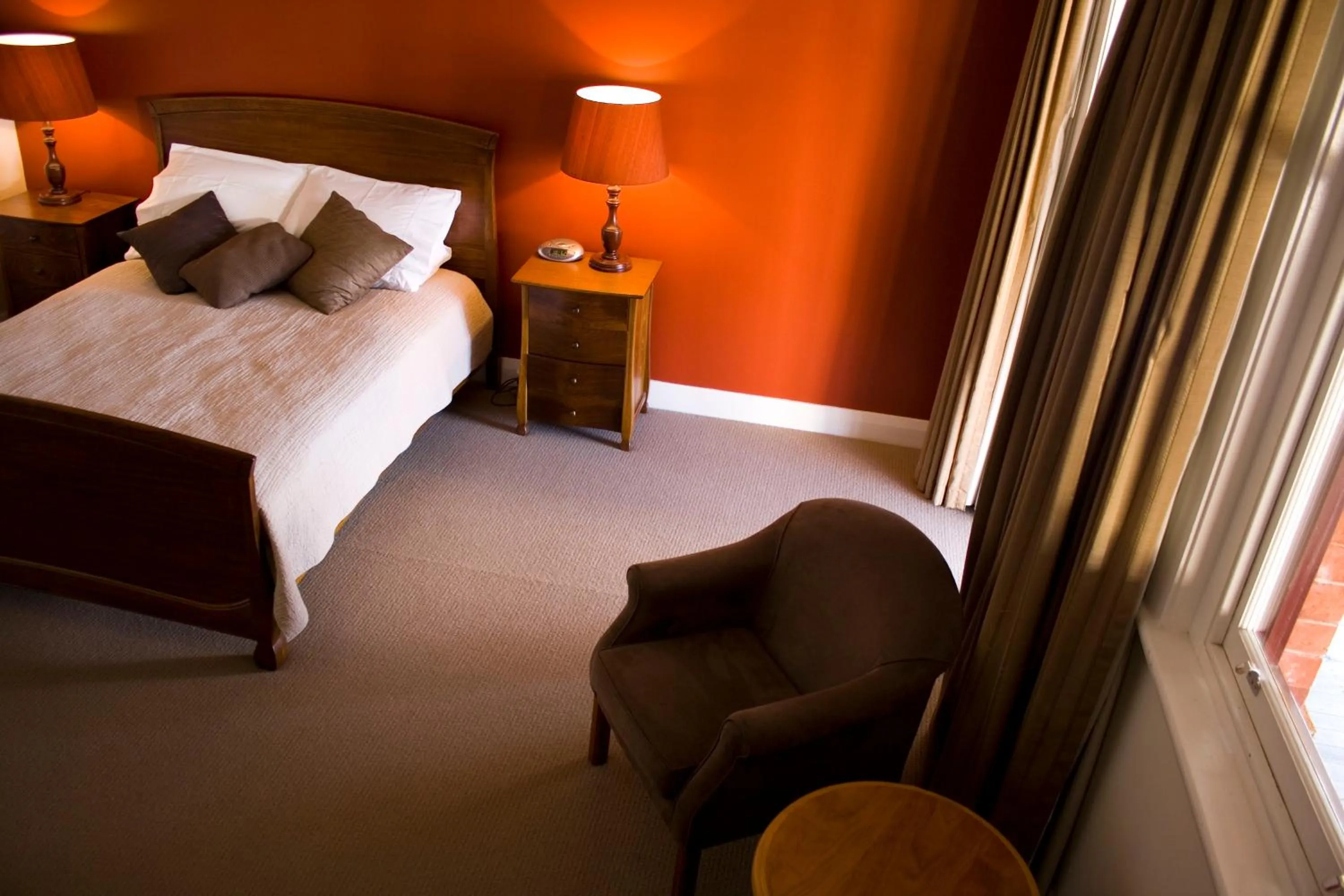 Bed in The Bridgetown Hotel