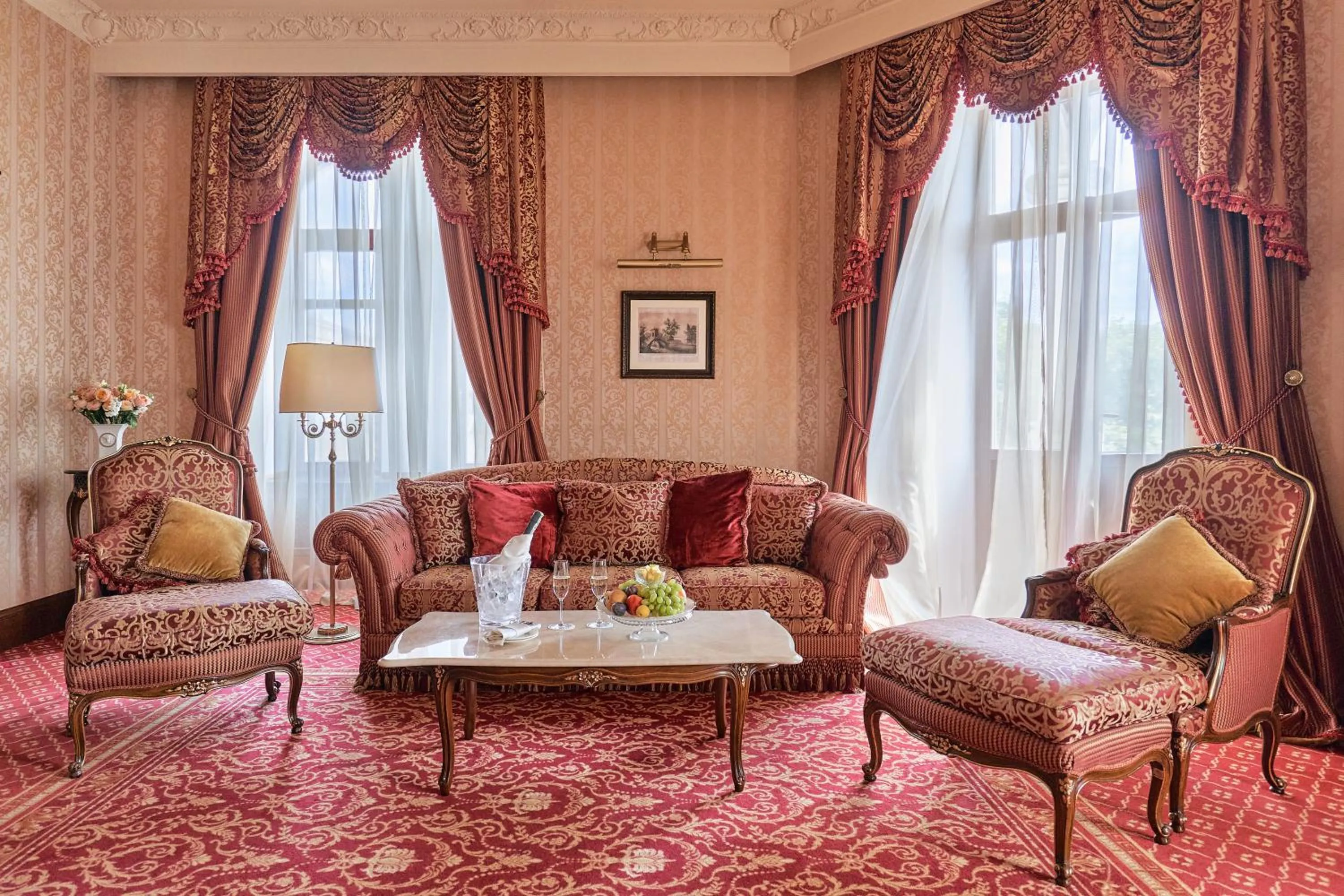 Living room in Hotel Bristol