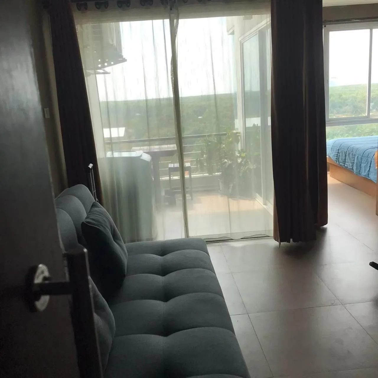 Bed in The Ozone Krabi Condotel