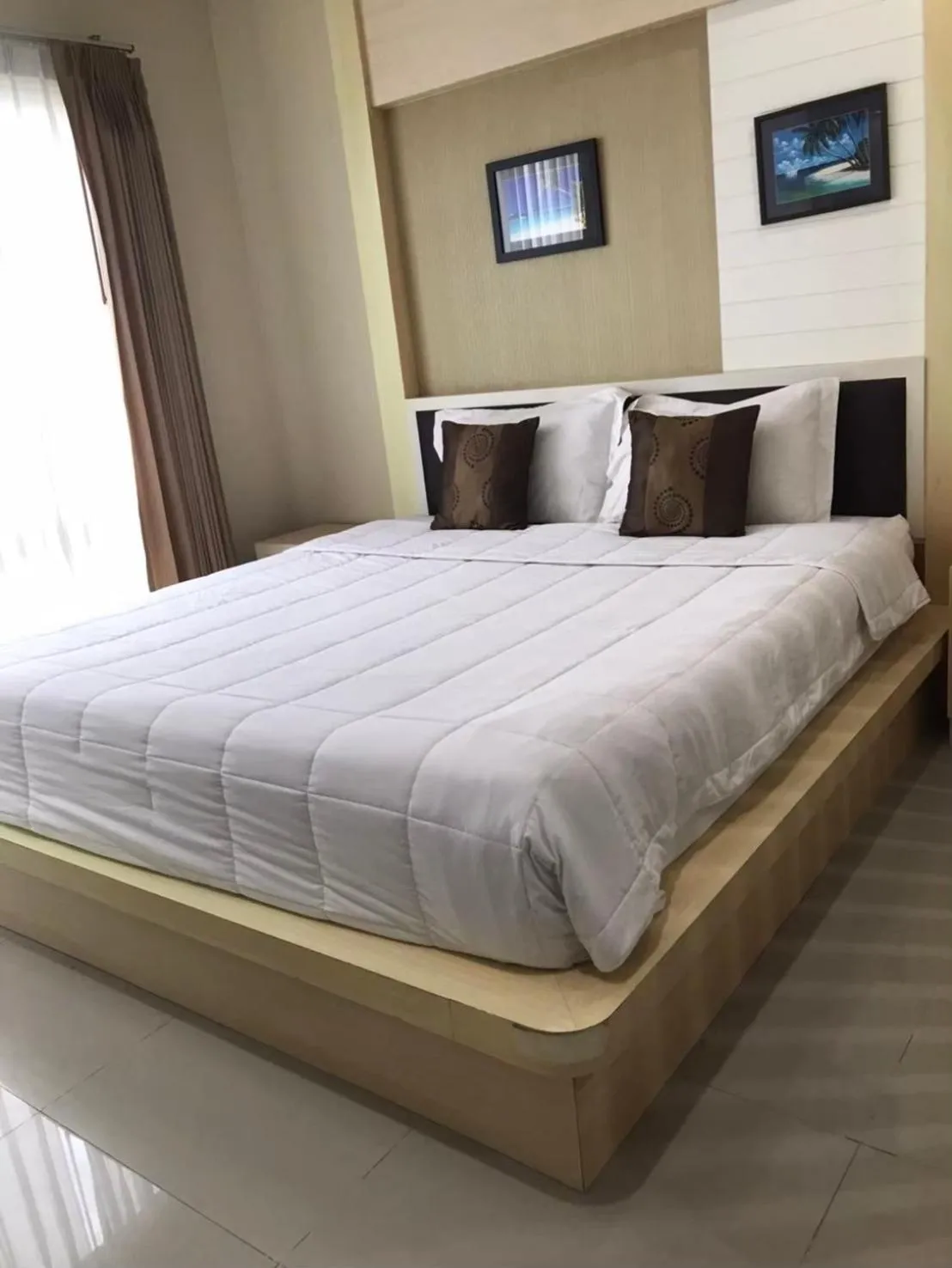 Bed in The Ozone Krabi Condotel