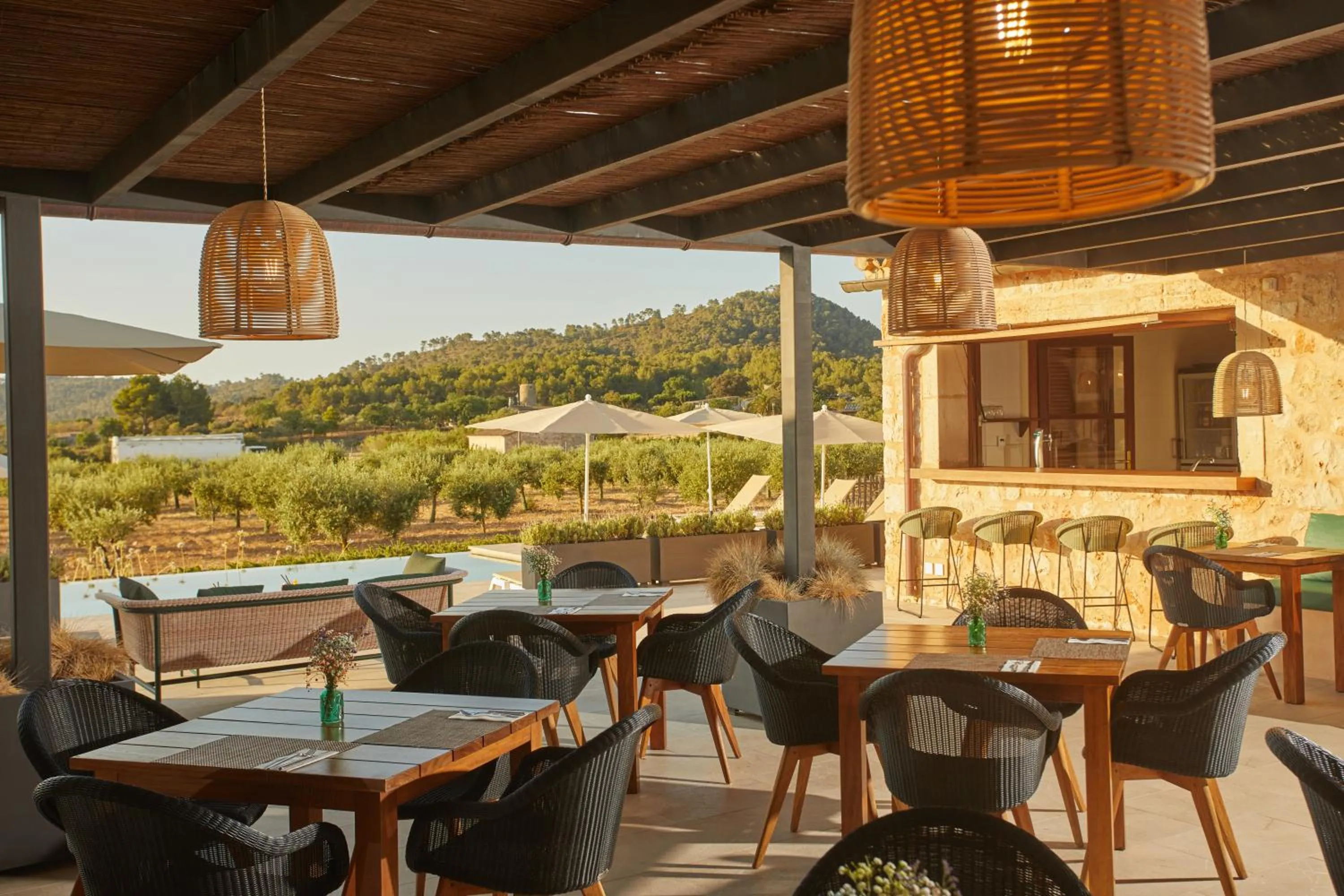 Restaurant/places to eat in Hotel Rural Es Riquers