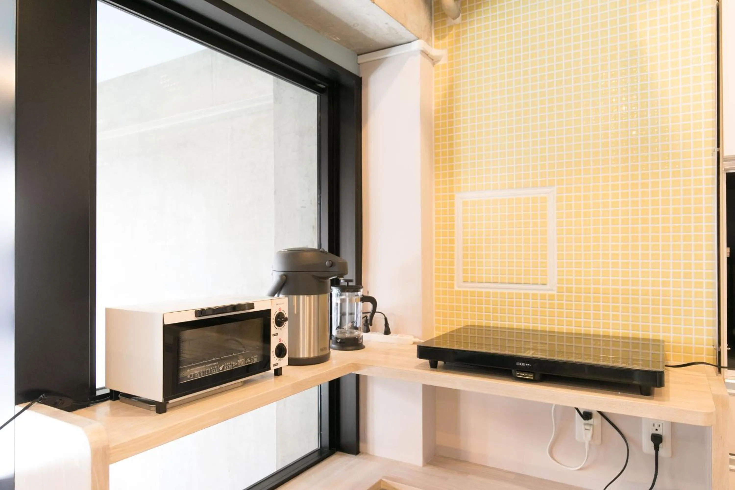 Kitchen or kitchenette in hostel DEN