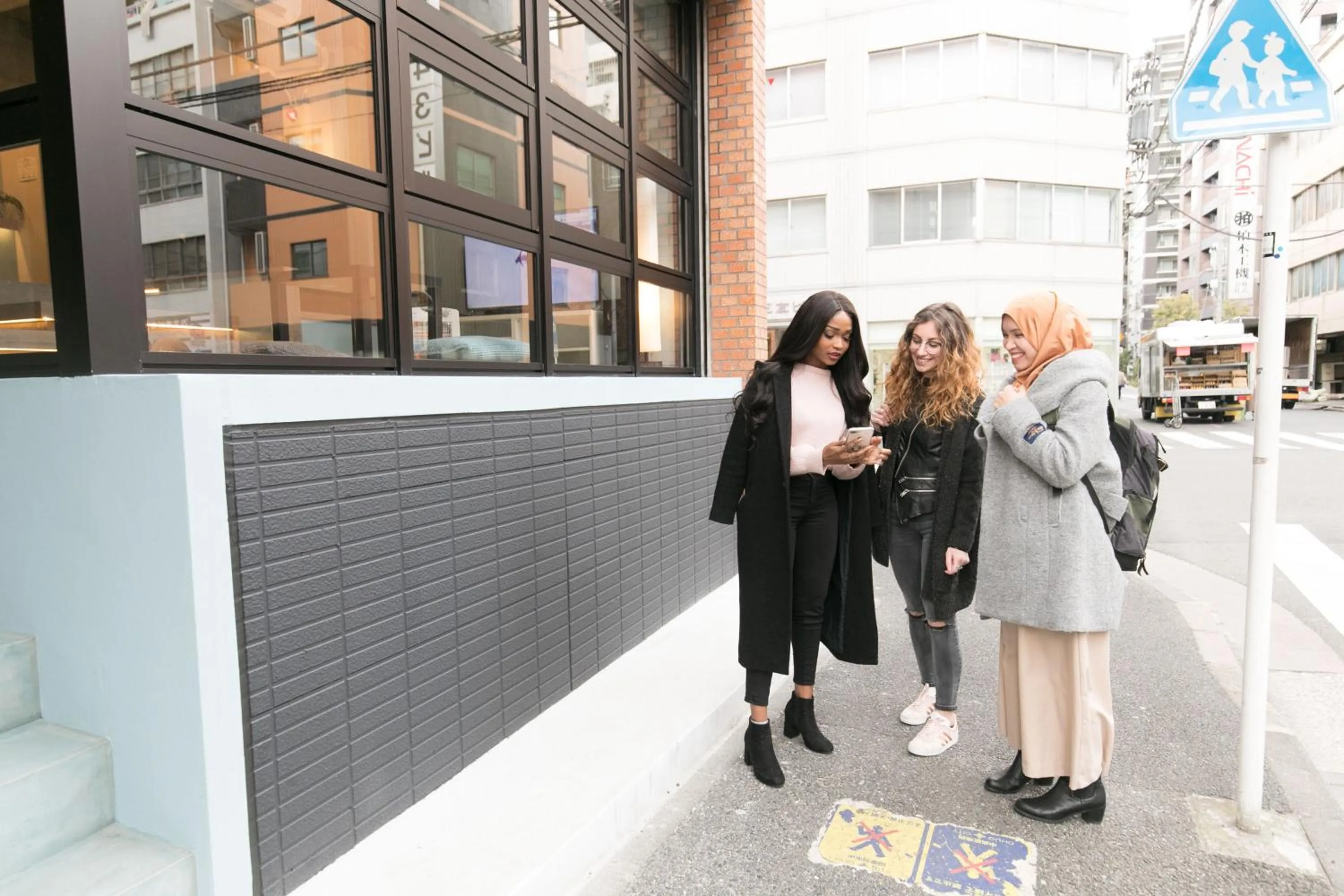 Facade/entrance in hostel DEN