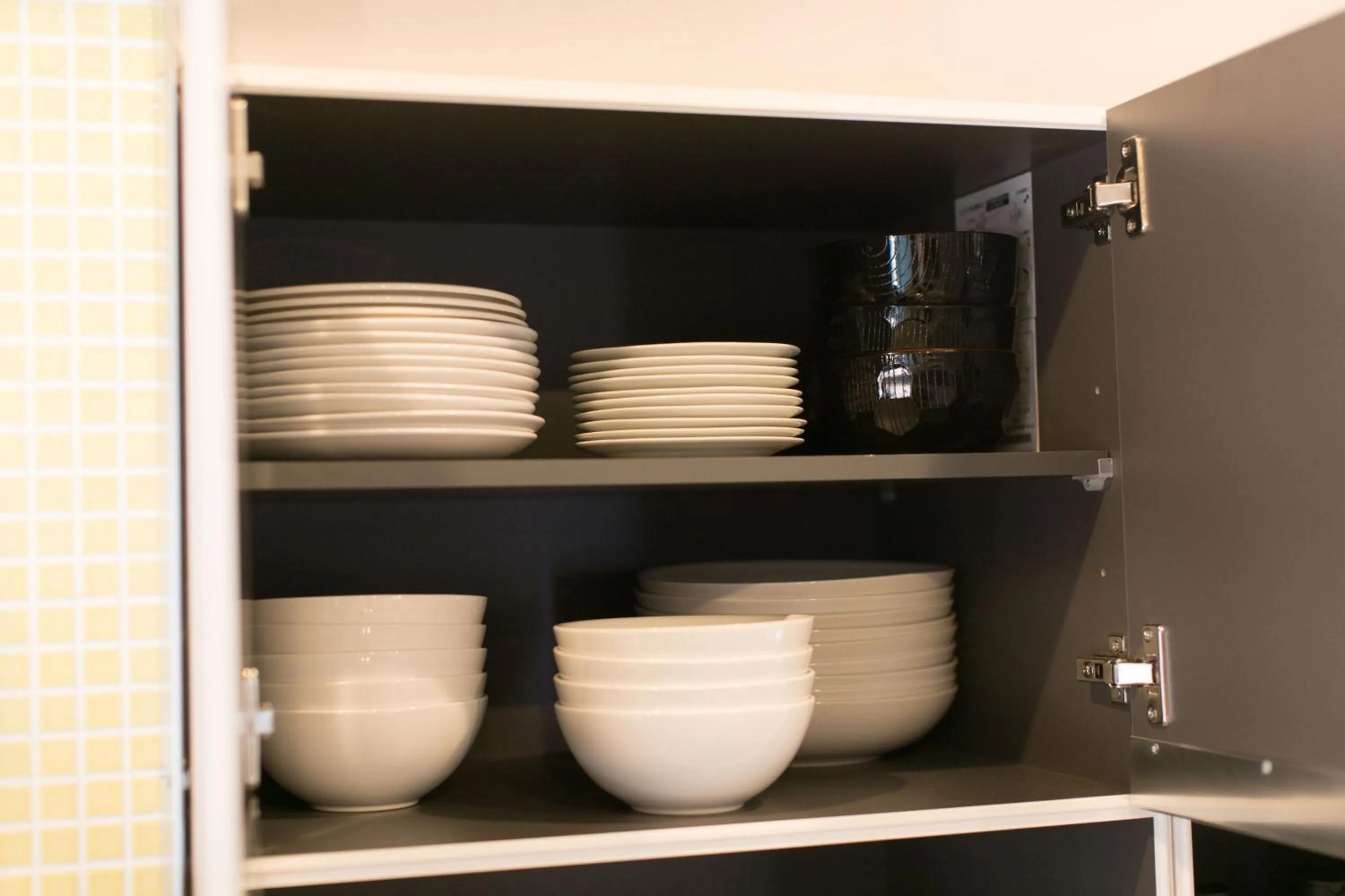 Kitchen or kitchenette in hostel DEN