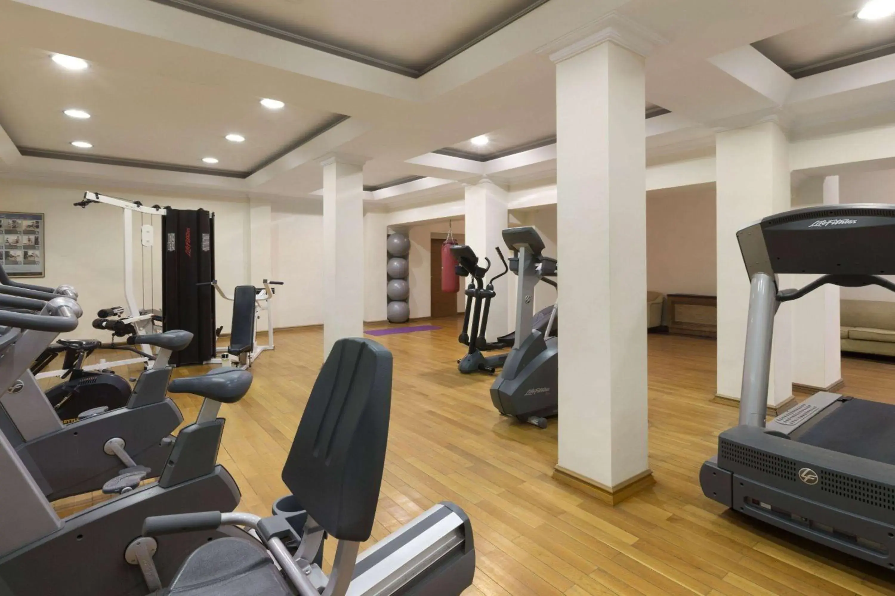 Fitness centre/facilities in Ramada by Wyndham Plovdiv Trimontium Fitness centre/facilities in Ramada by Wyndham Plovdiv Trimontium