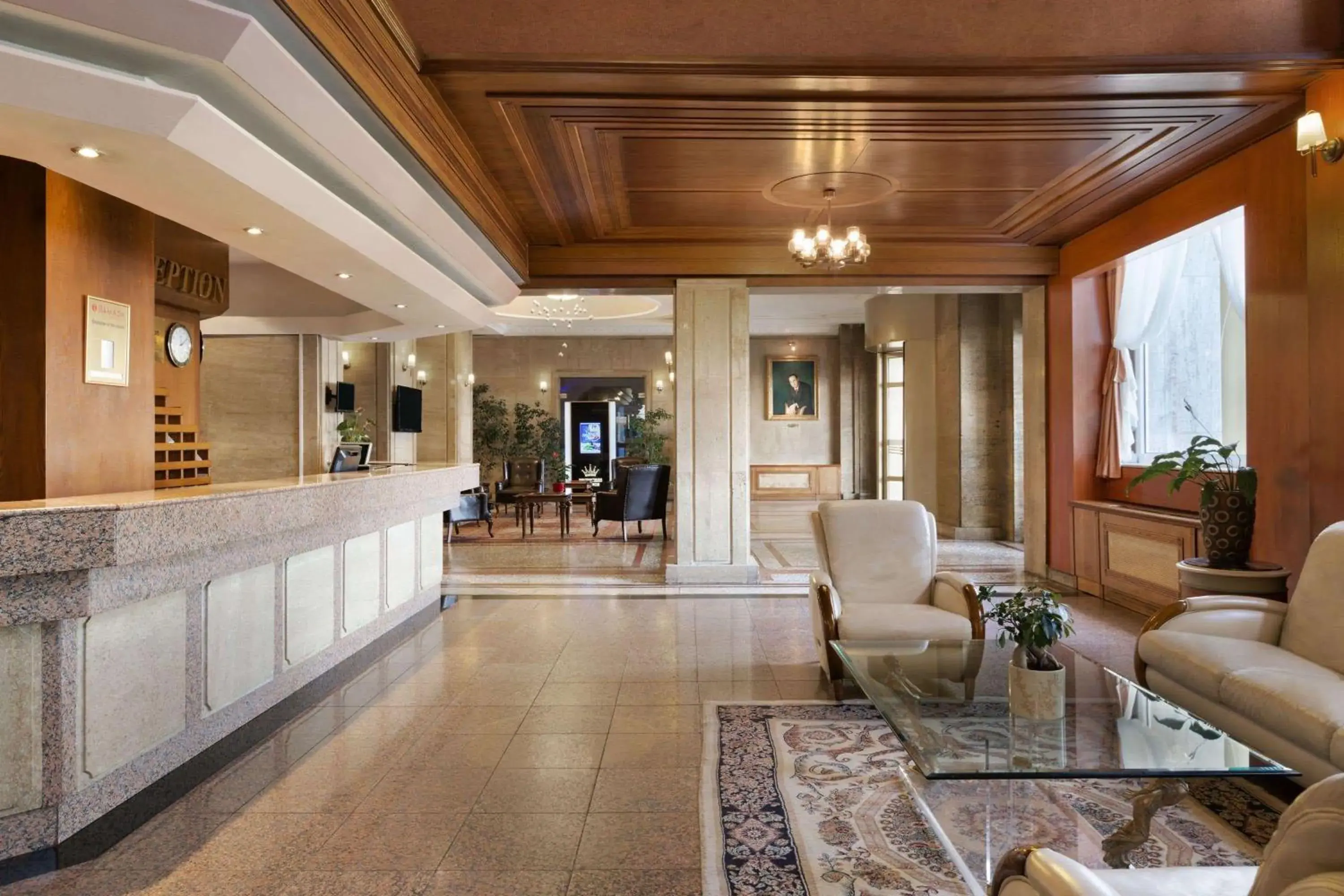 Lobby or reception in Ramada by Wyndham Plovdiv Trimontium Lobby or reception in Ramada by Wyndham Plovdiv Trimontium