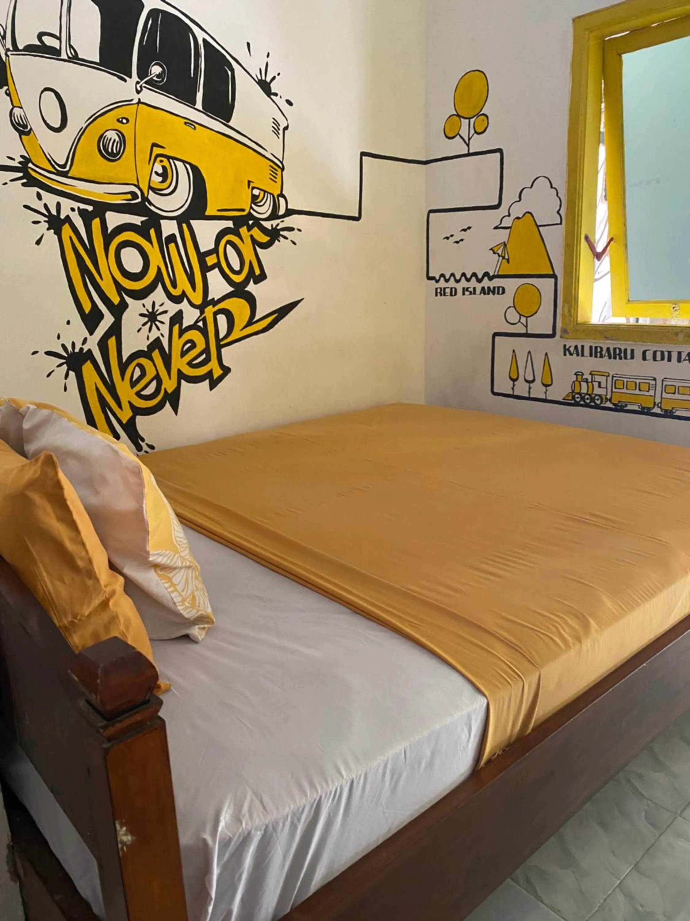 Bed in Banana Homestay