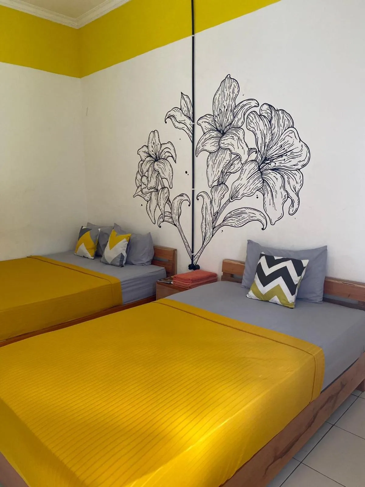 Bed in Banana Homestay