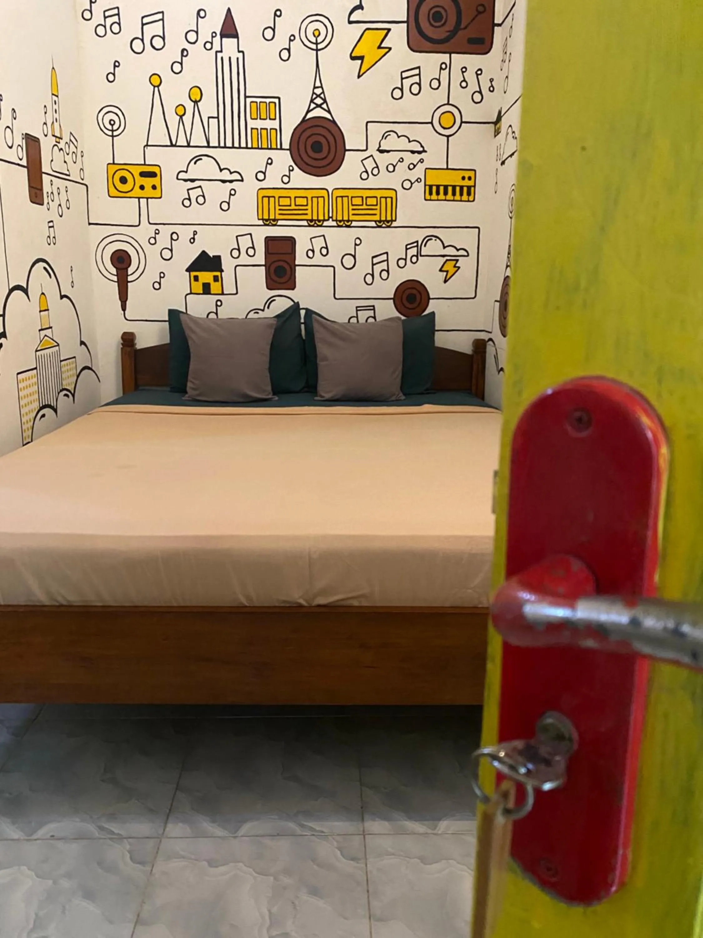 Bed in Banana Homestay