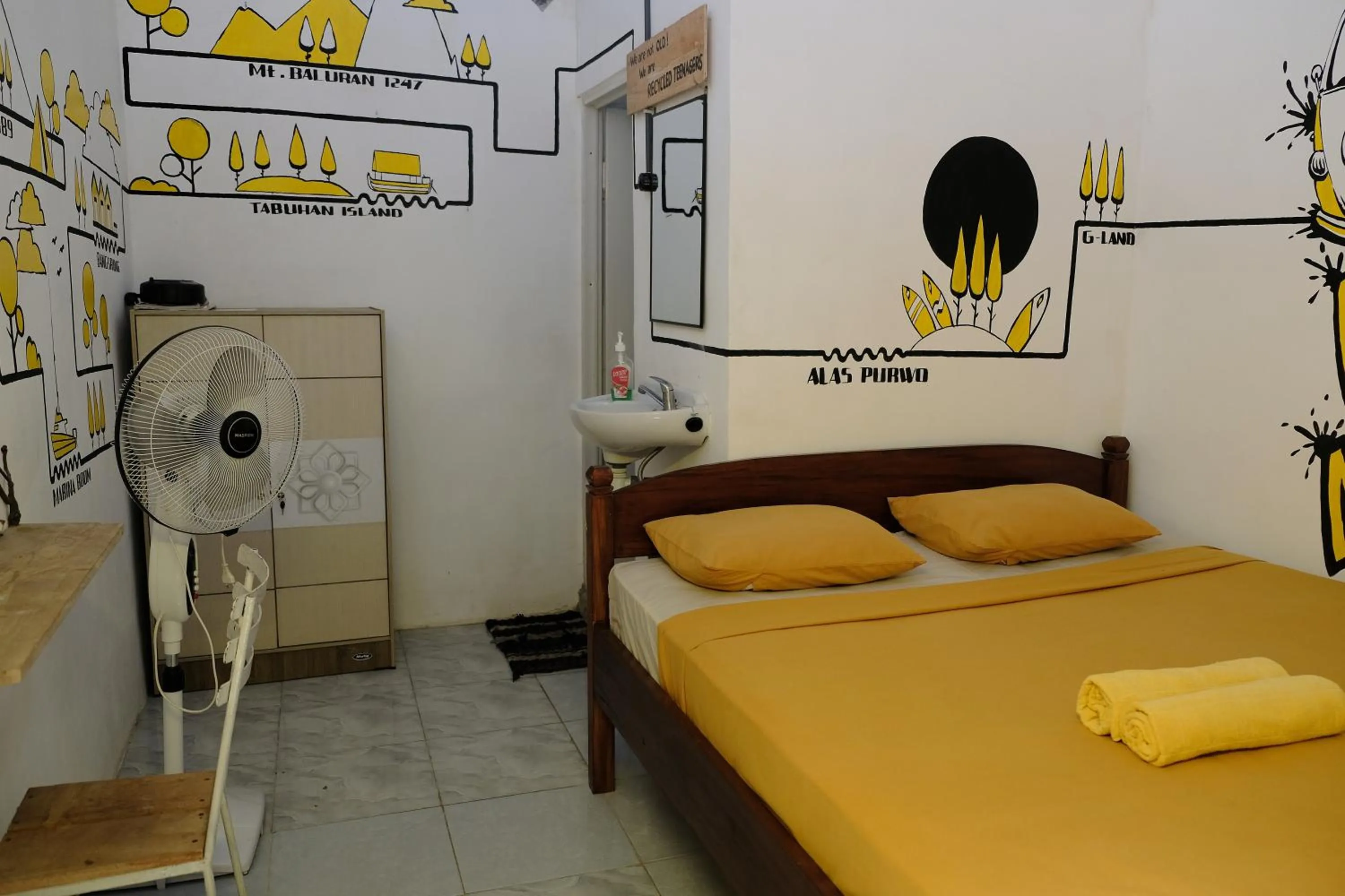 Bed in Banana Homestay