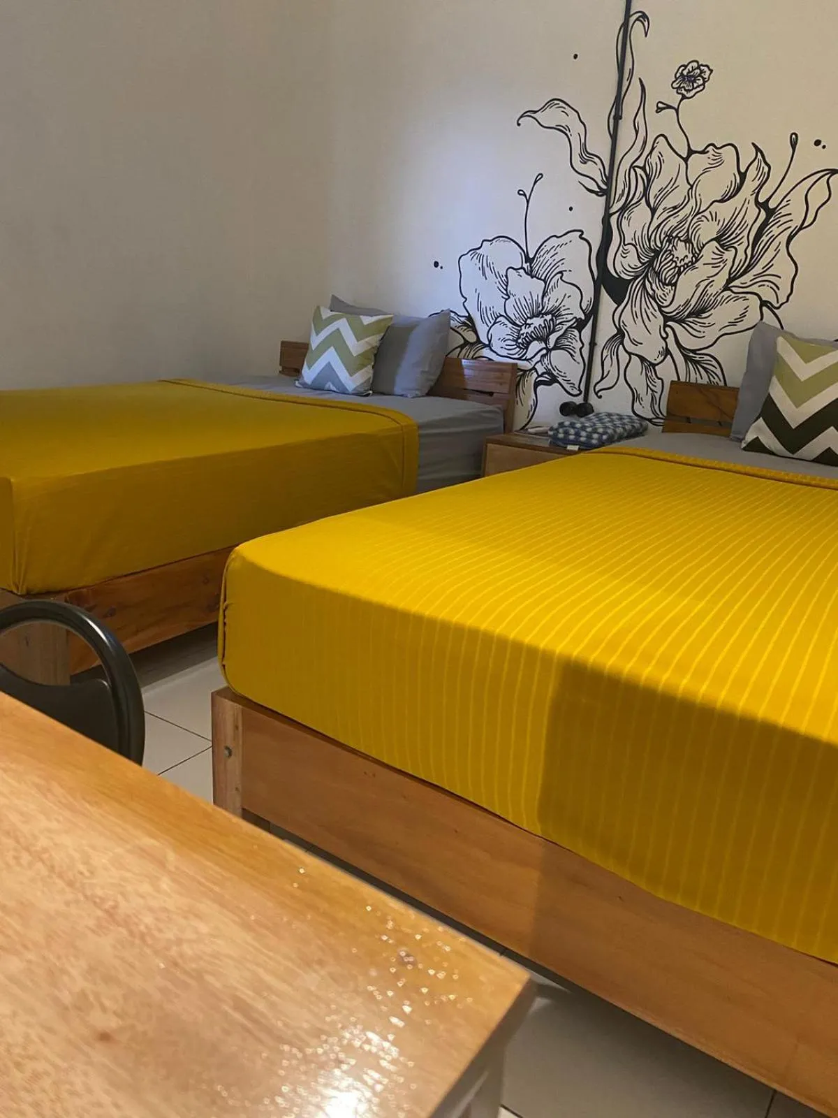 Bed in Banana Homestay