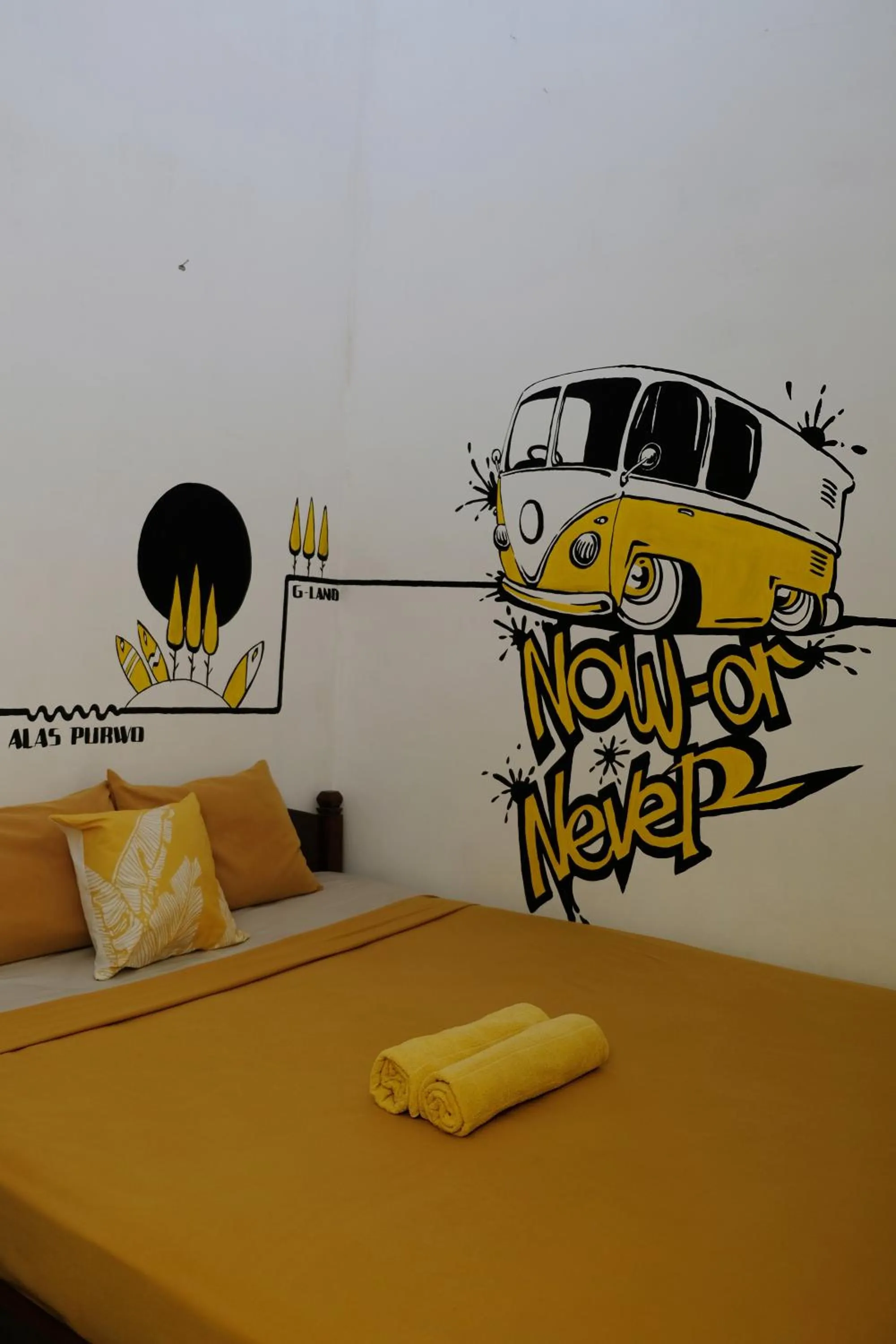 Bed in Banana Homestay
