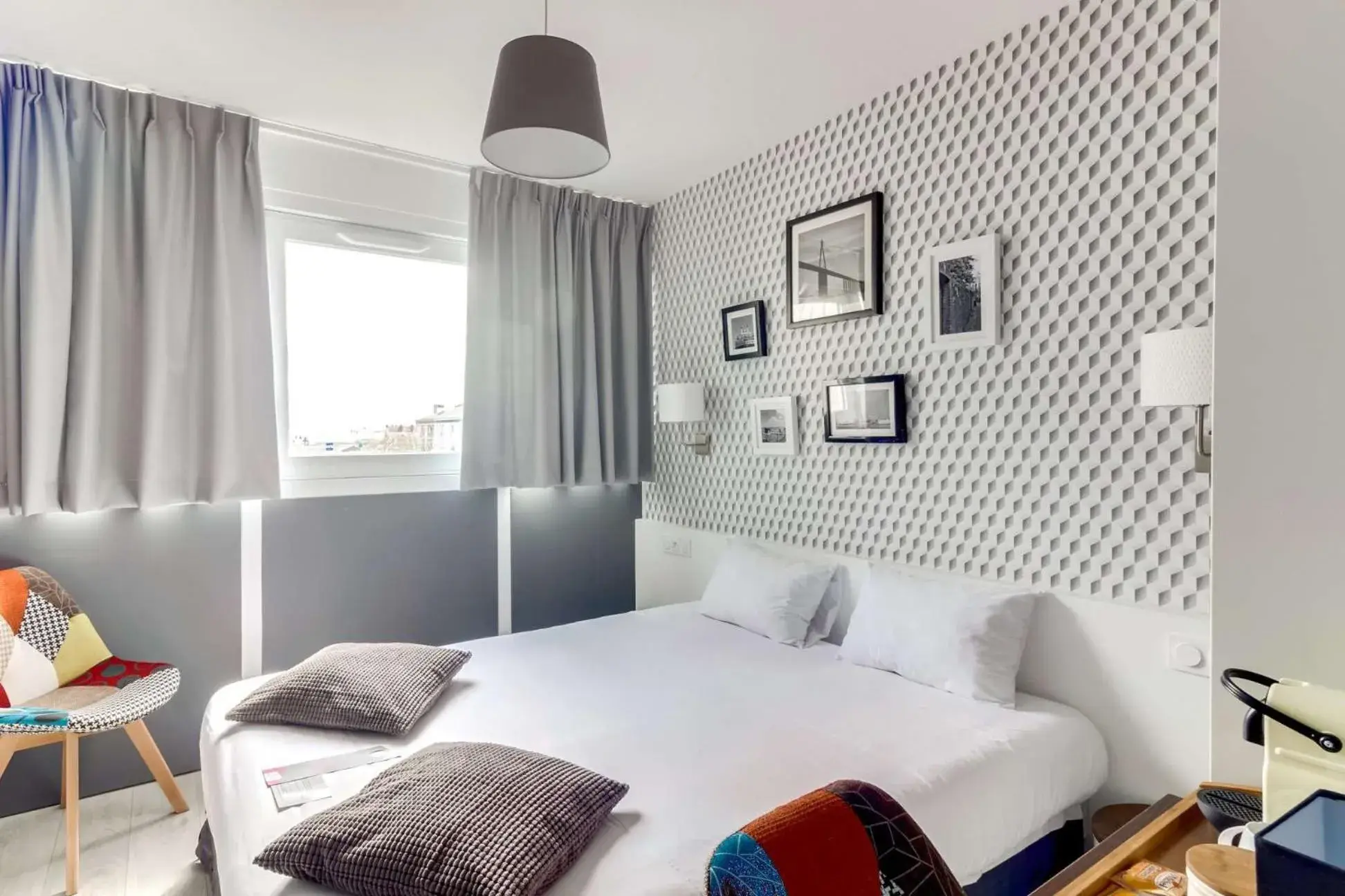 Bed in Brit Hotel Saint-Nazaire Centre Bed in Brit Hotel Saint-Nazaire Centre