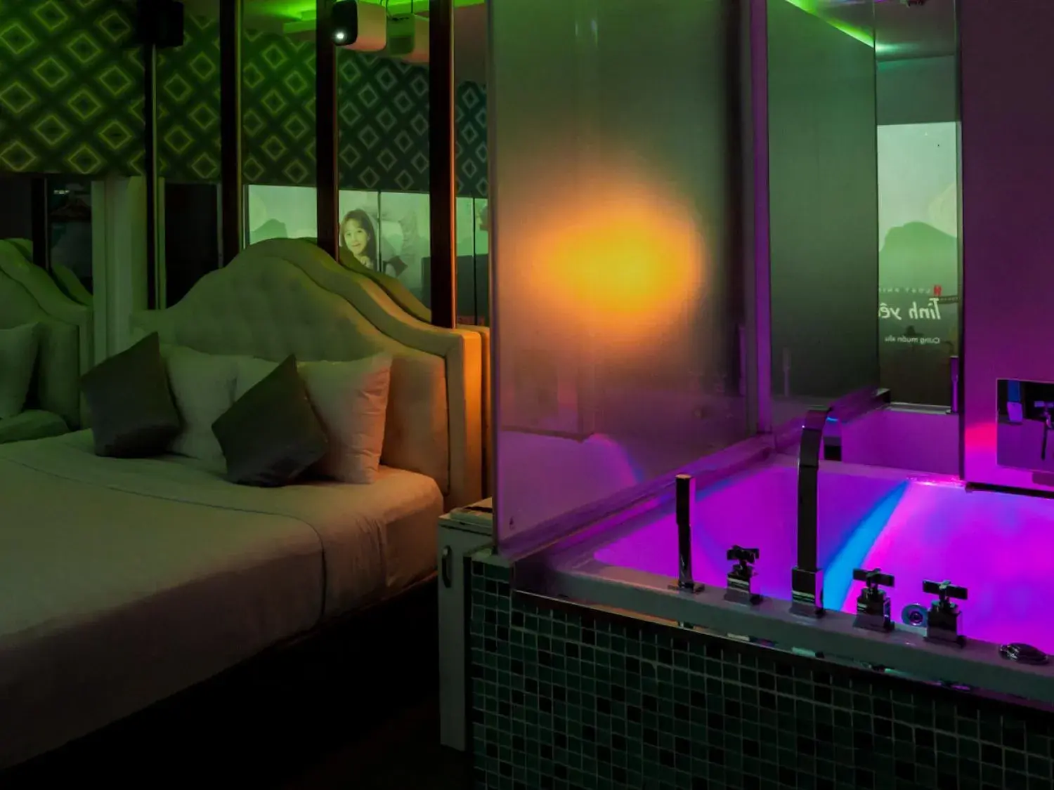 Bed in Cupid Hotel Bed in Cupid Hotel