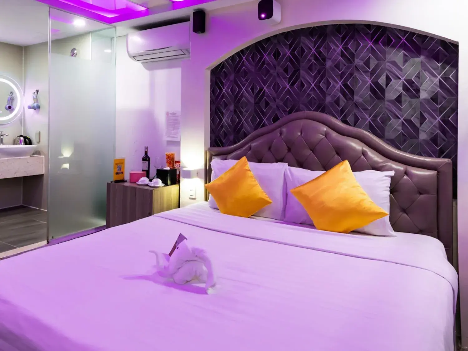 Bed in Cupid Hotel Bed in Cupid Hotel