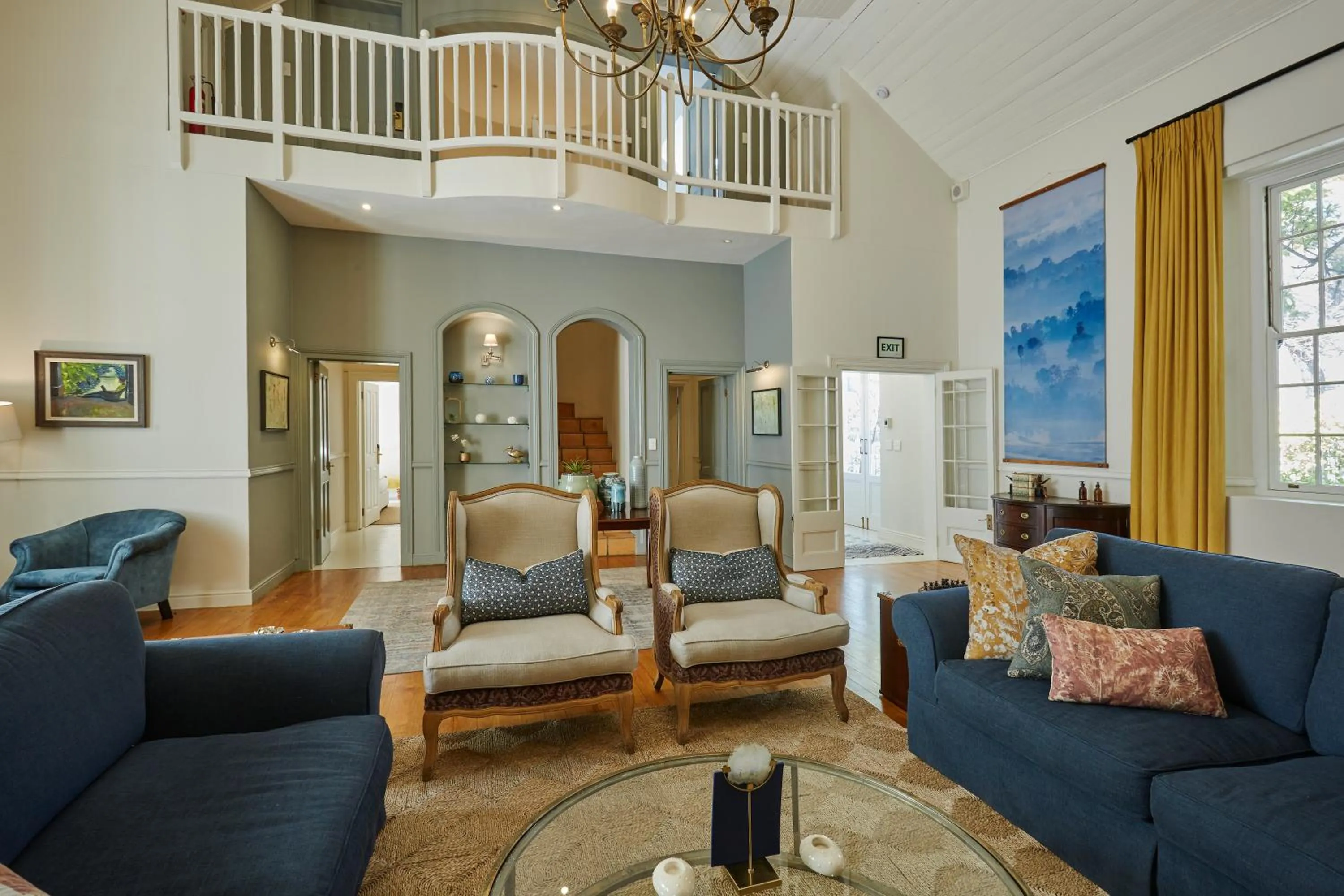 Seating area in Chapter House Boutique Hotel by The Living Journey Collection