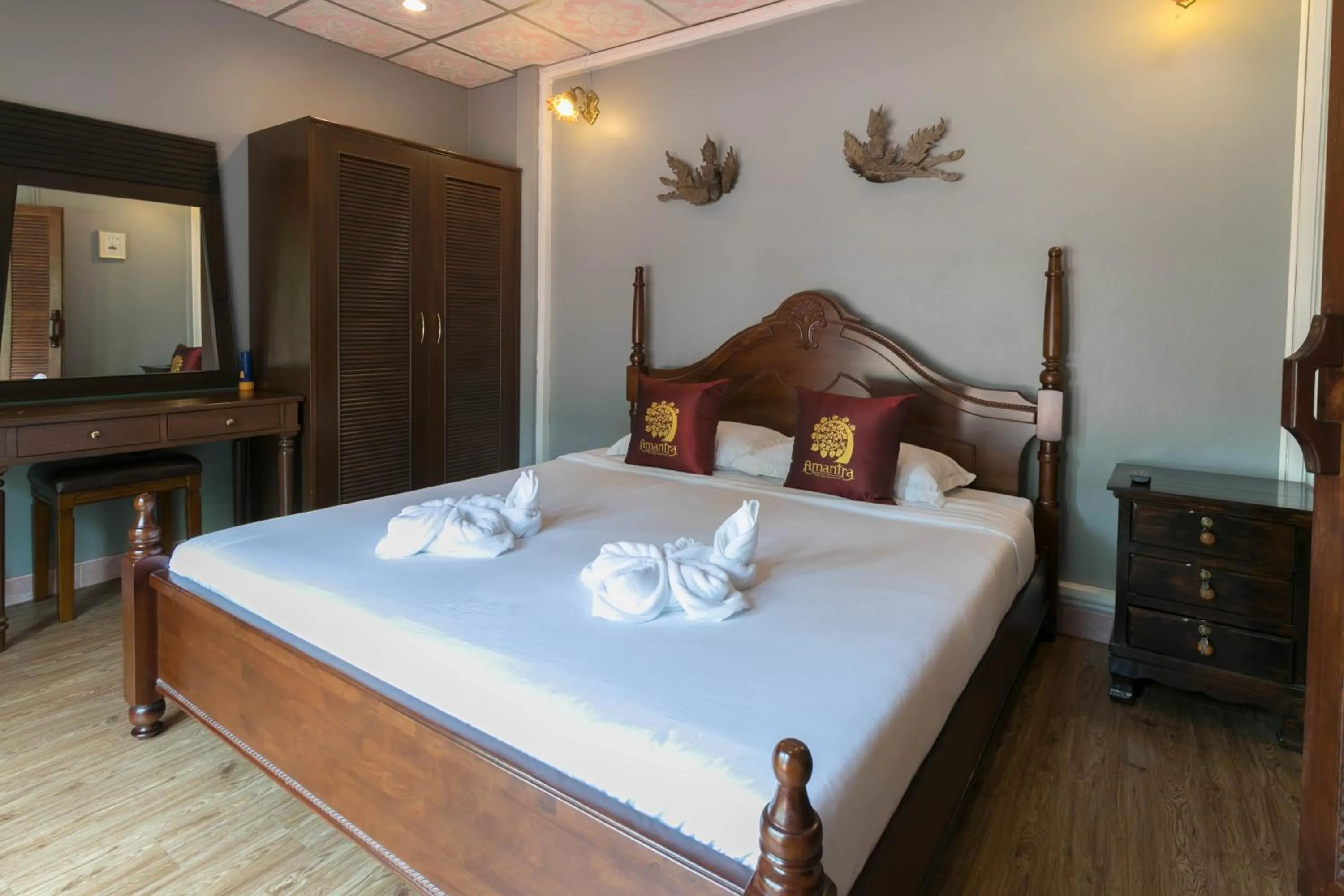 Bed in Amantra homestay & village