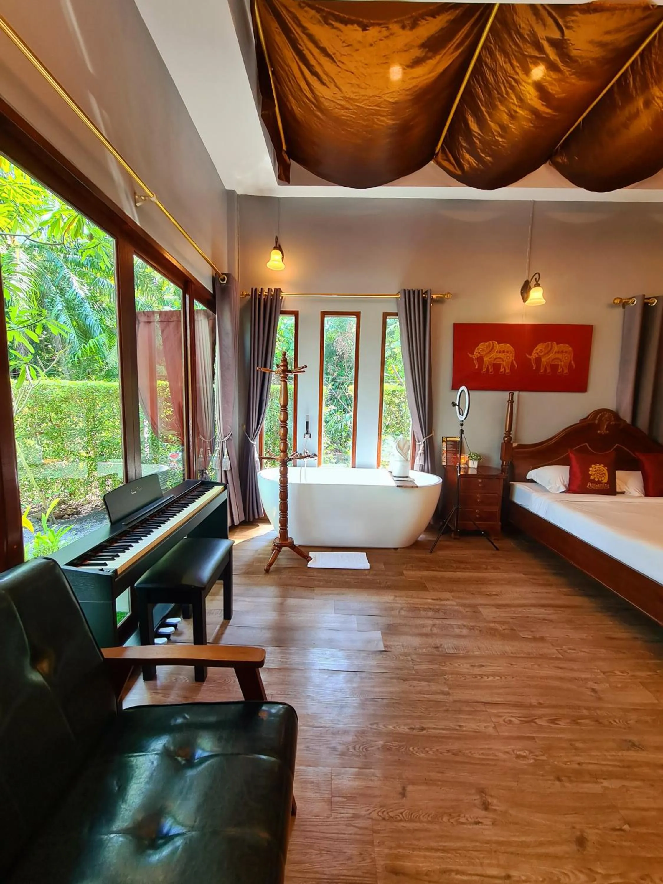 Bed in Amantra homestay & village