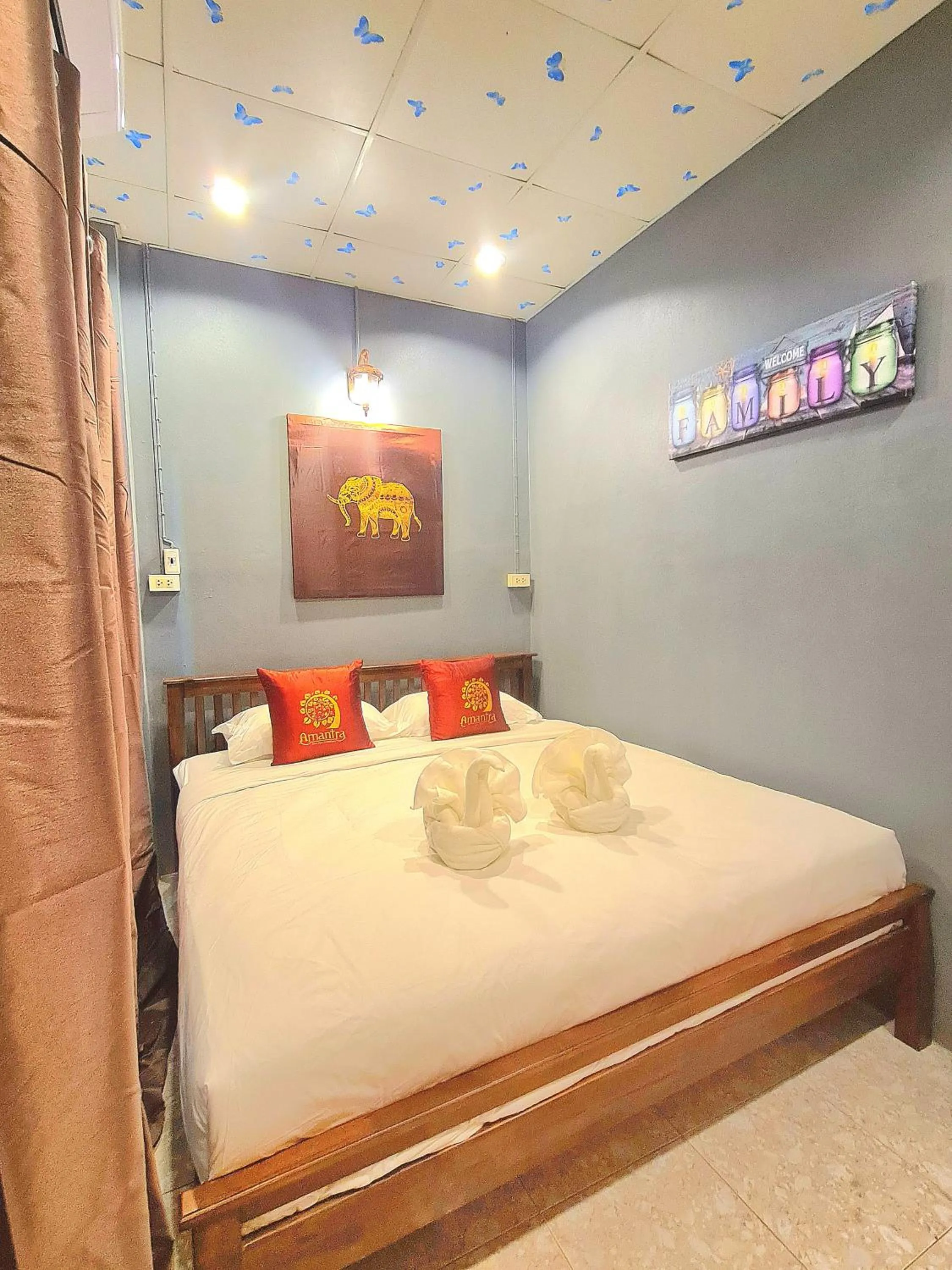Bed in Amantra homestay & village