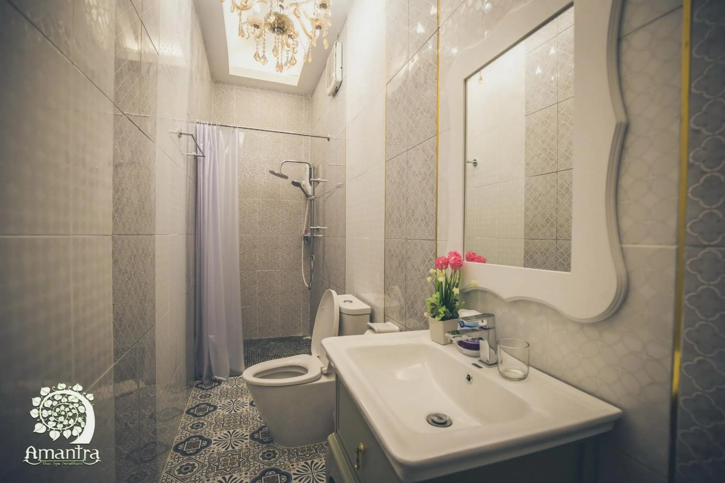 Shower in Amantra homestay & village