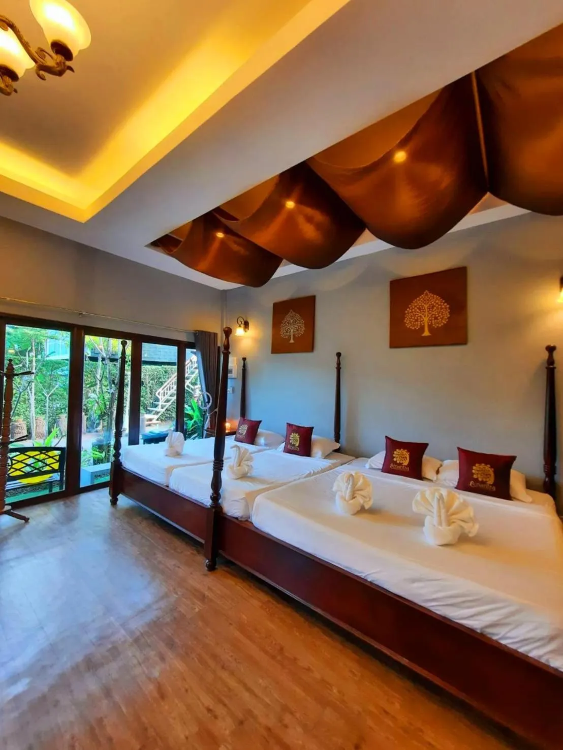 Bed in Amantra homestay & village