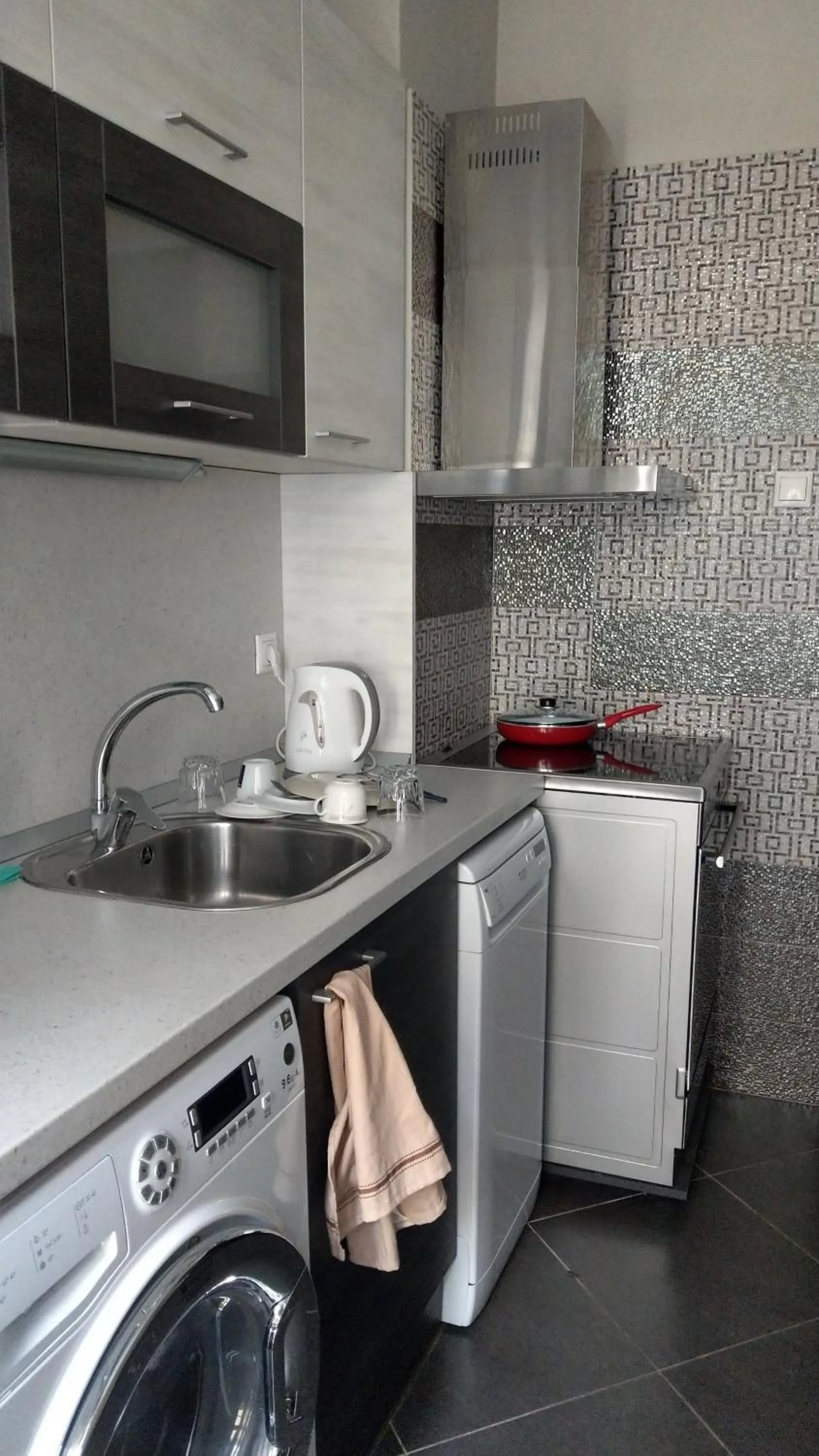 Kitchen or kitchenette in Starflat Quiet Parkside Suite