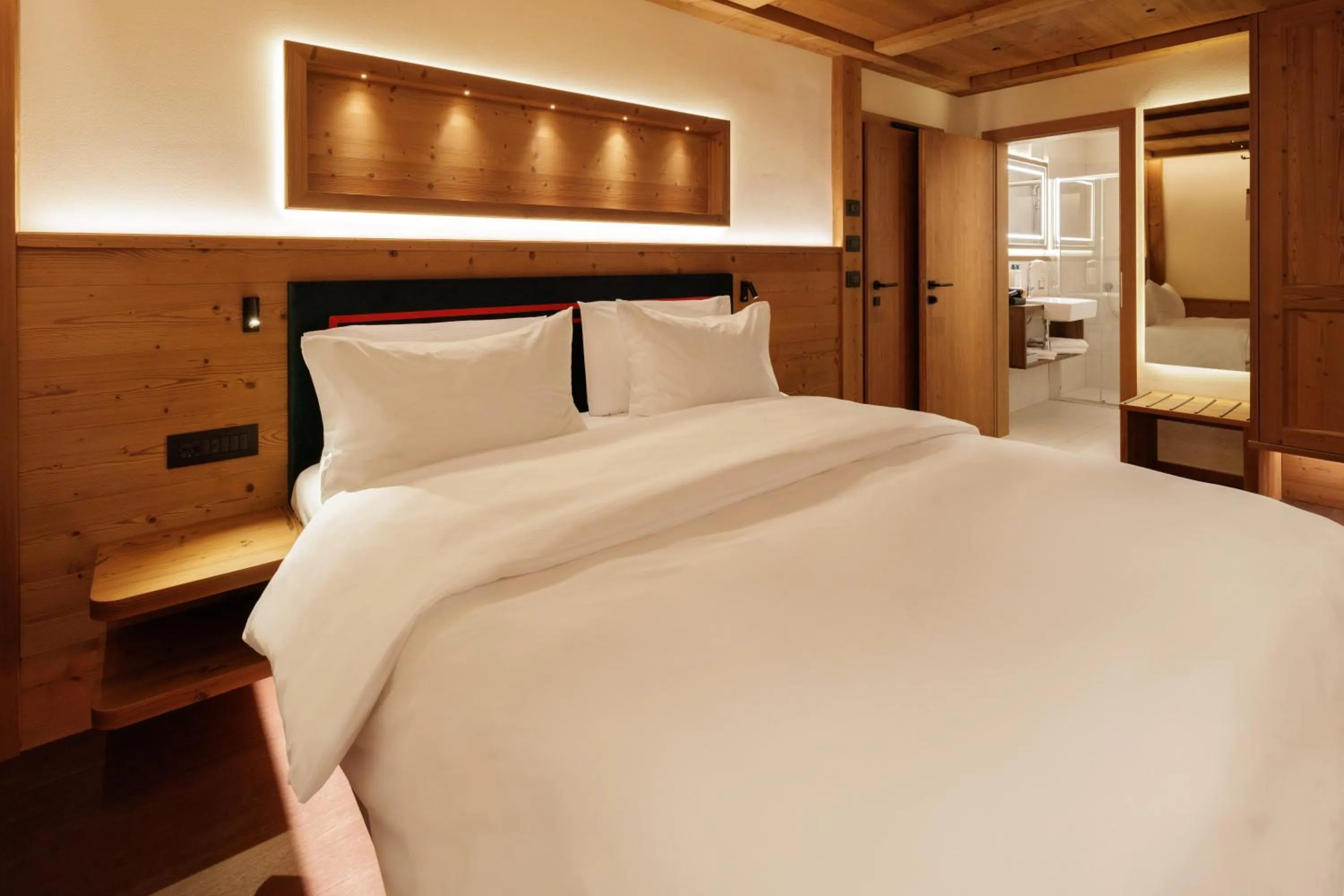 Bed in Hotel Fil Da Mont