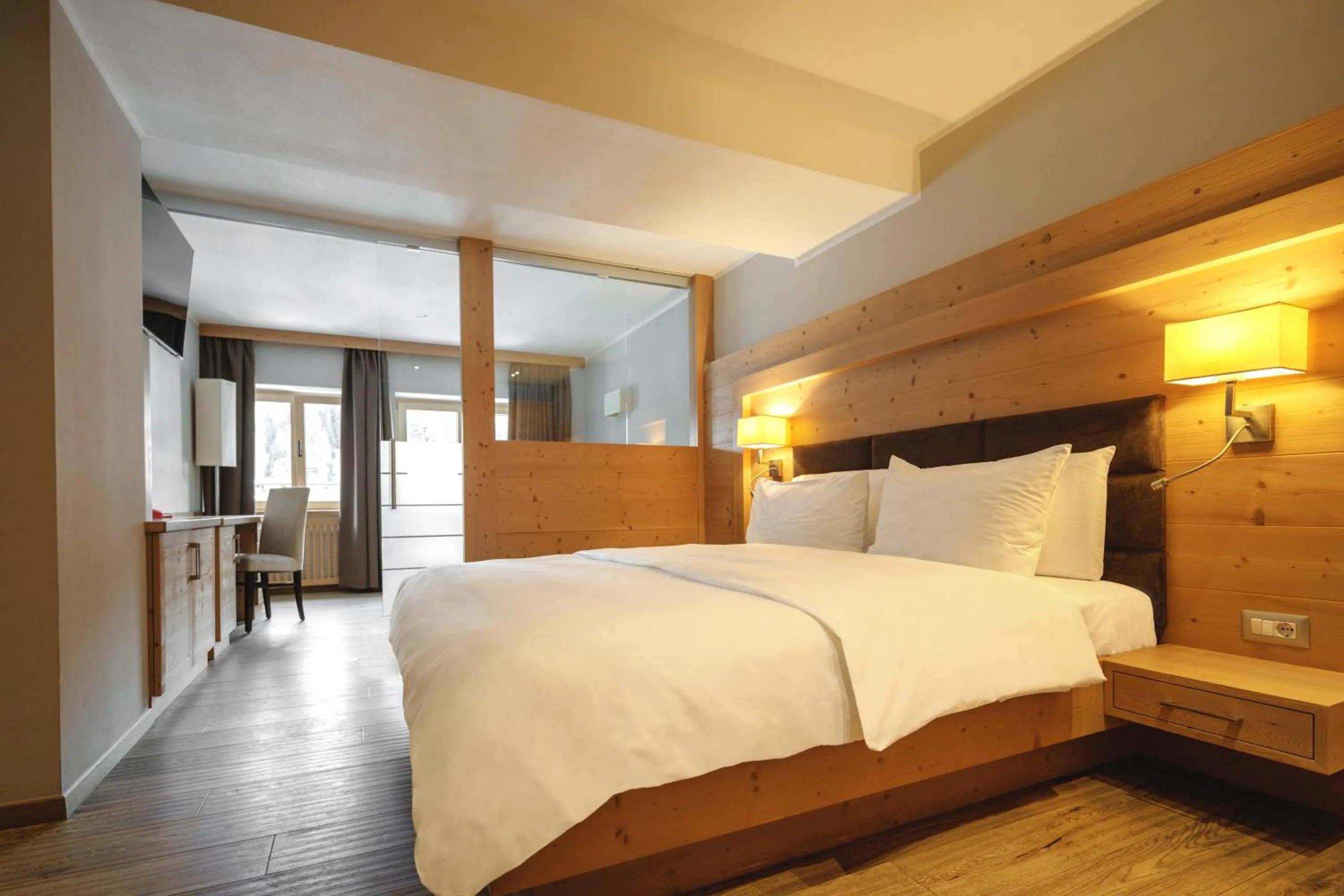 Bed in Hotel Fil Da Mont