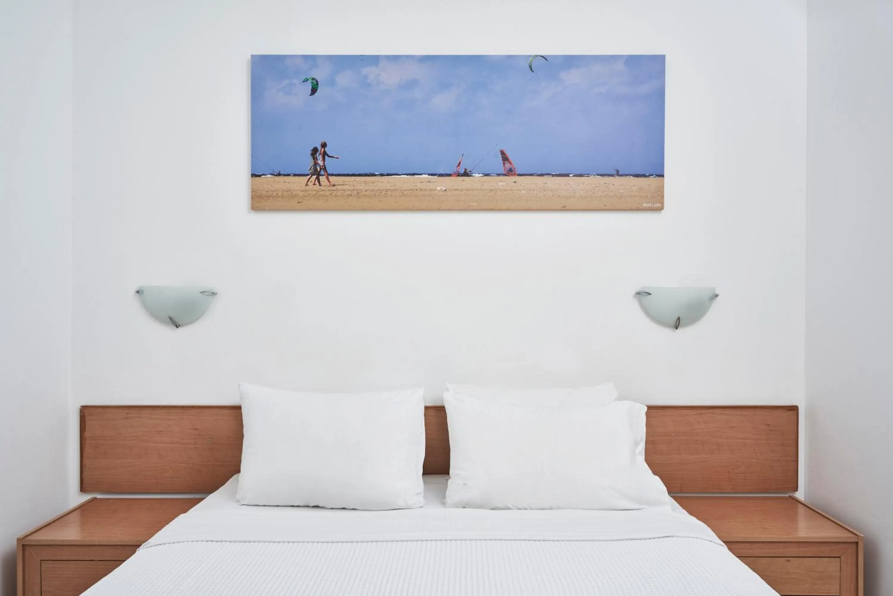 Bed in Blue Bay Resort